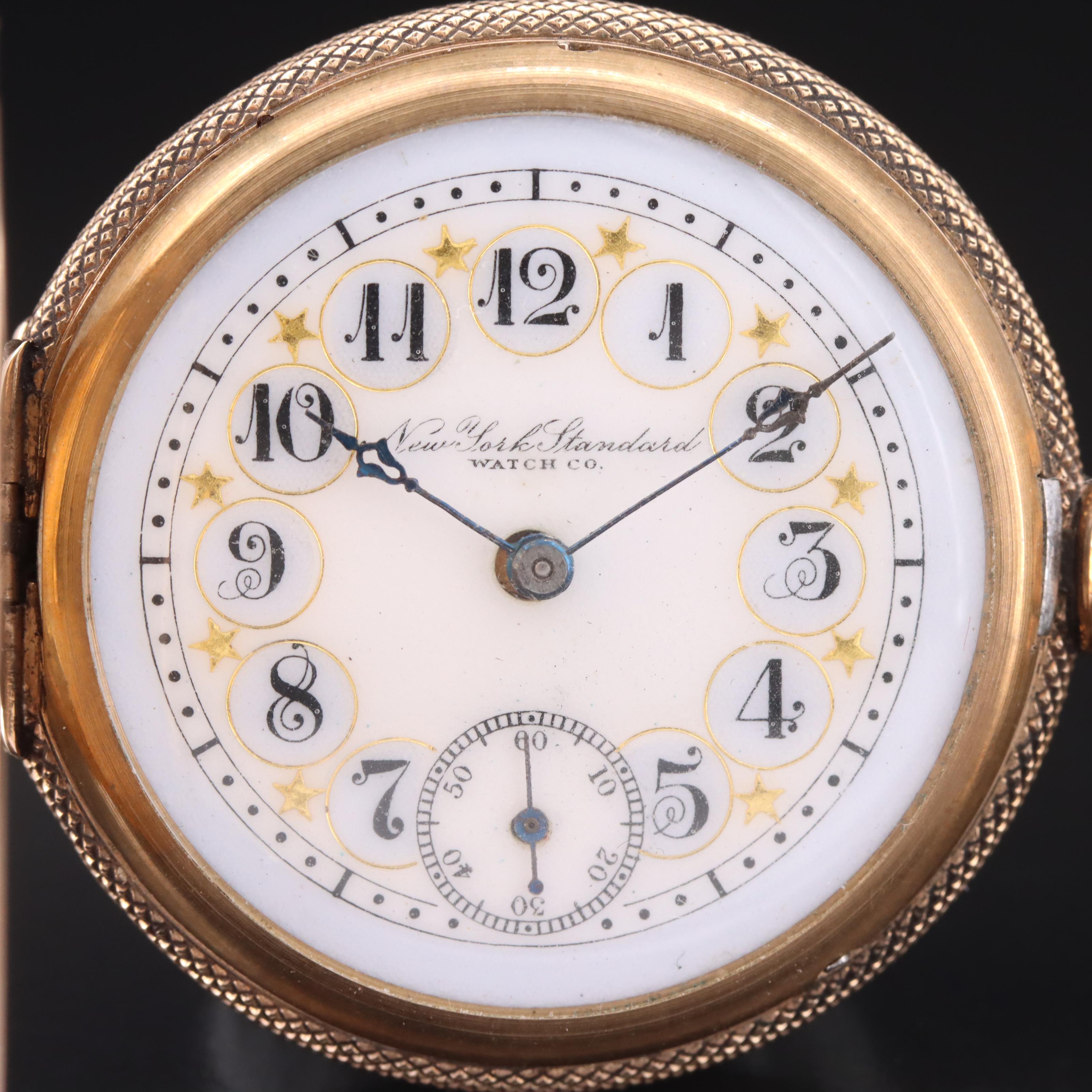 1892 14K New York Standard Watch Co. Pocket Watch