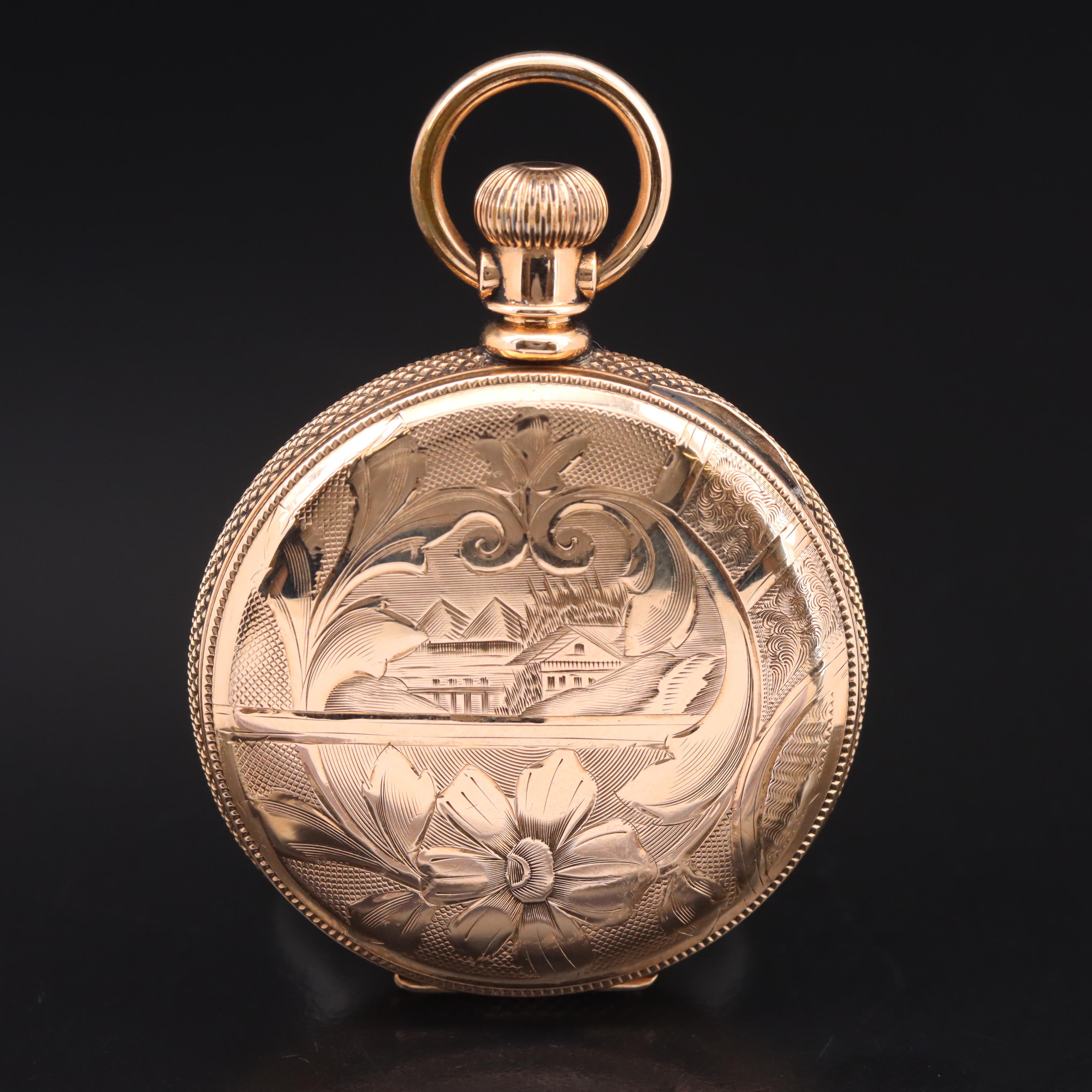 1892 14K New York Standard Watch Co. Pocket Watch