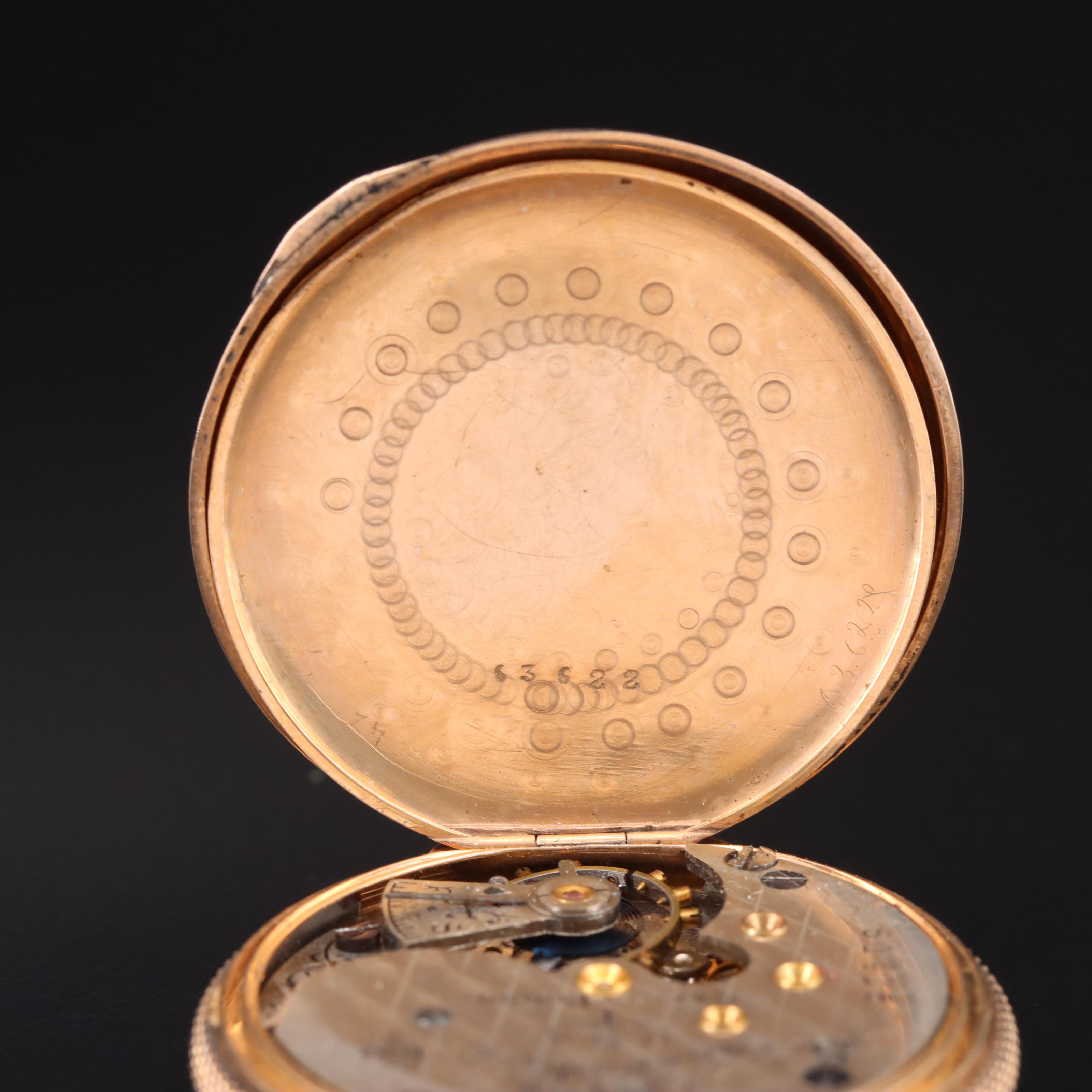 1892 14K New York Standard Watch Co. Pocket Watch