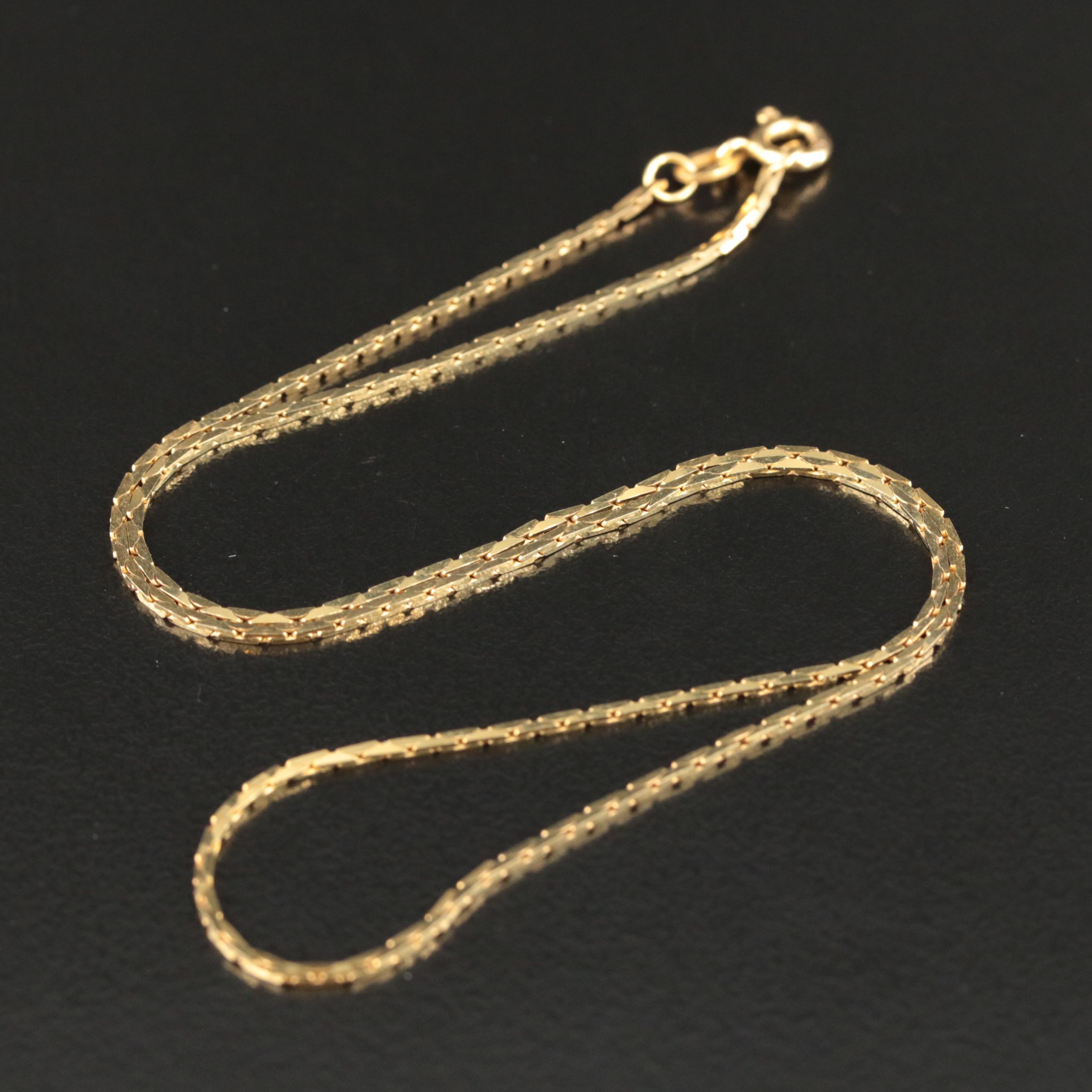 Italian Boston Chain Necklace