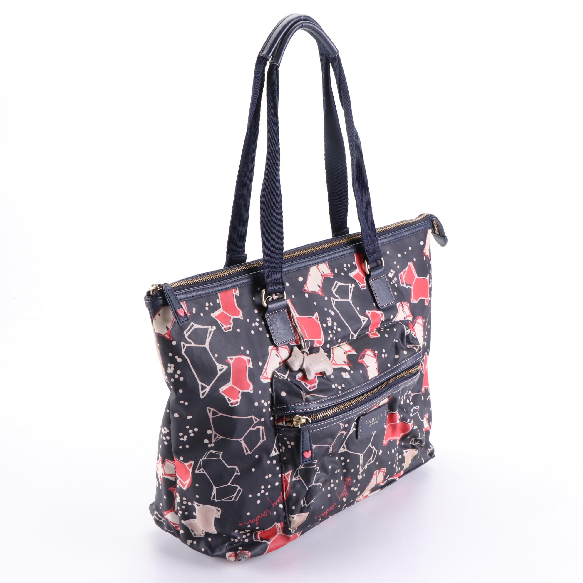 Radley Tote Bag in PVC Coated Cotton Scottie Dog Print