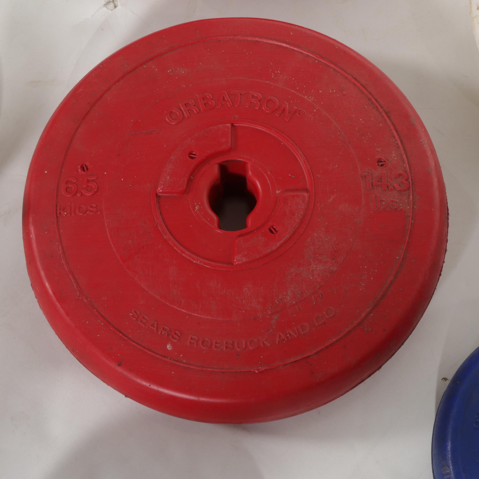 Three Steel Barbells With Assorted Weight Sets