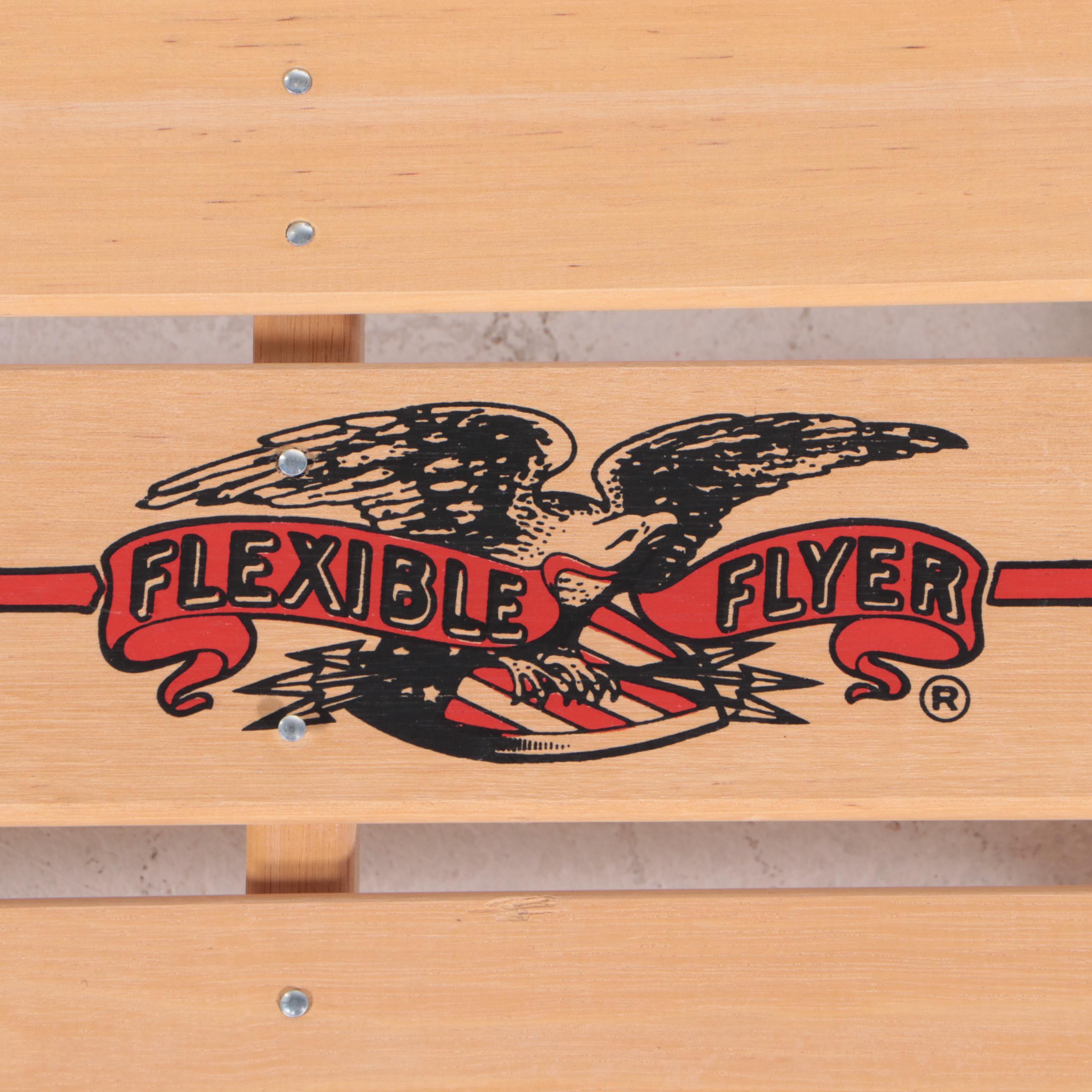 Flexible Flyer III Wood and Metal Sleds