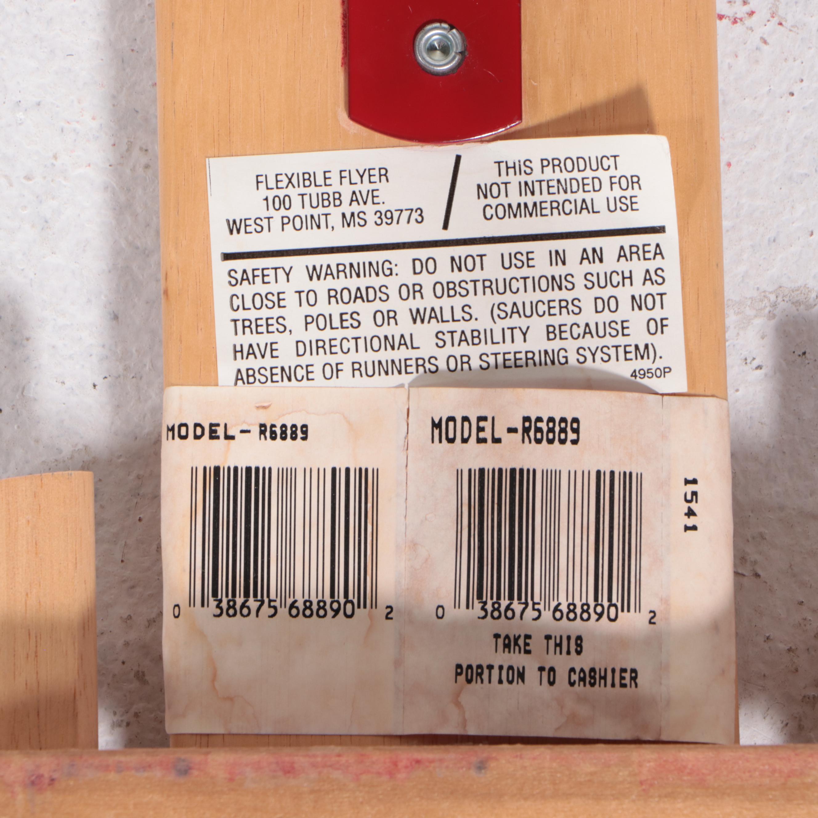 Flexible Flyer III Wood and Metal Sleds