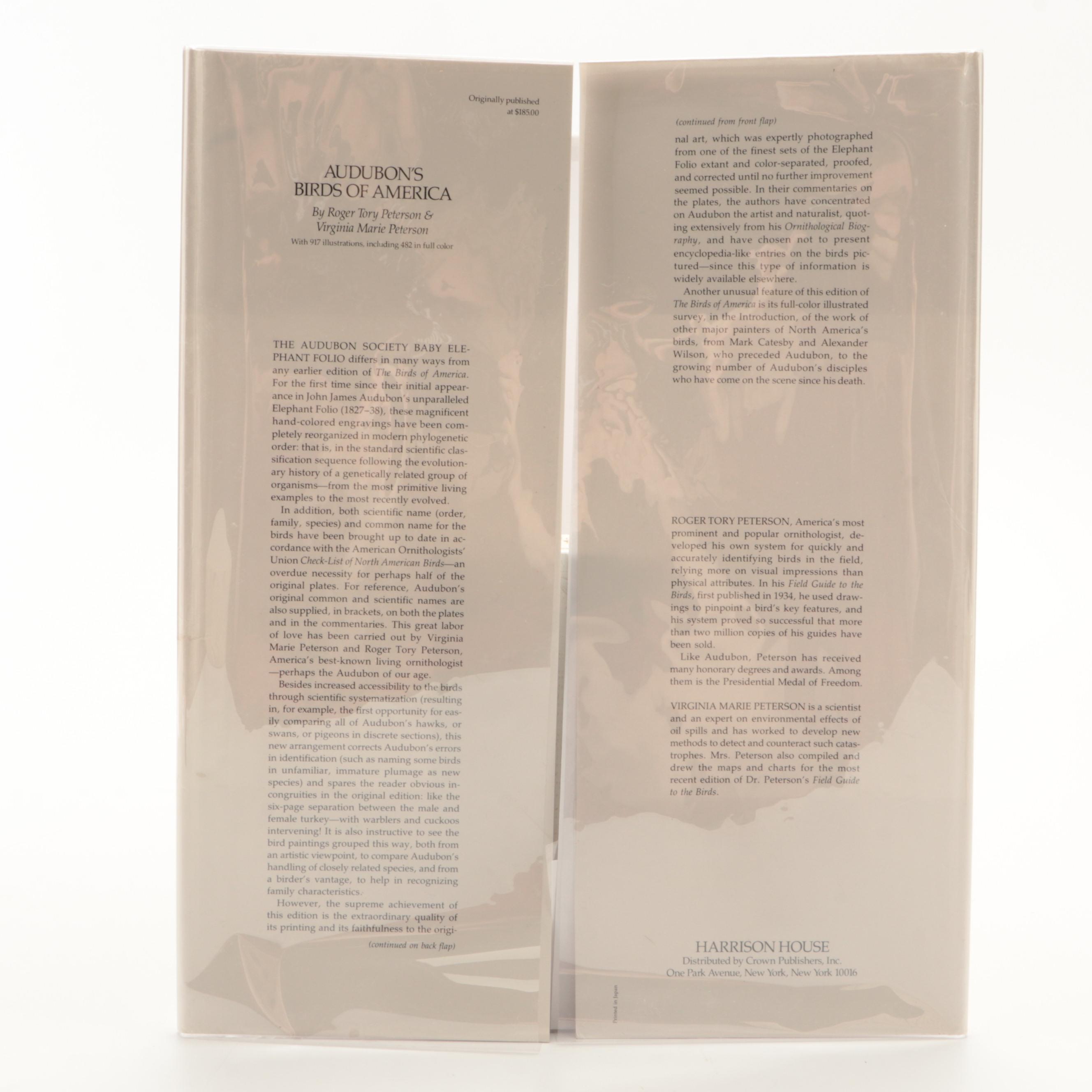 "Audubon's Birds of America" Baby Elephant Folio by the Petersons, 1981