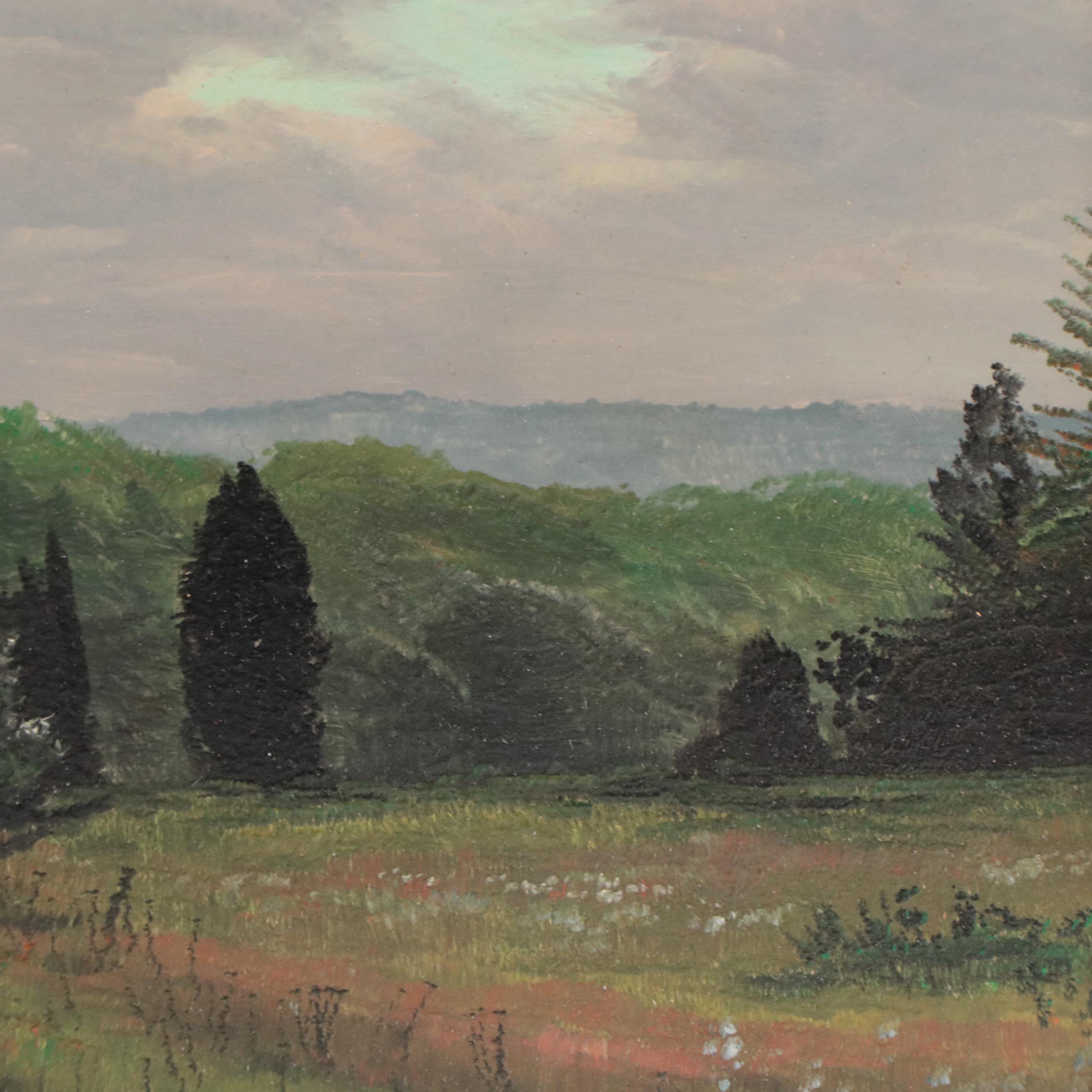 Robert Hamblen Oil Painting of Landscape