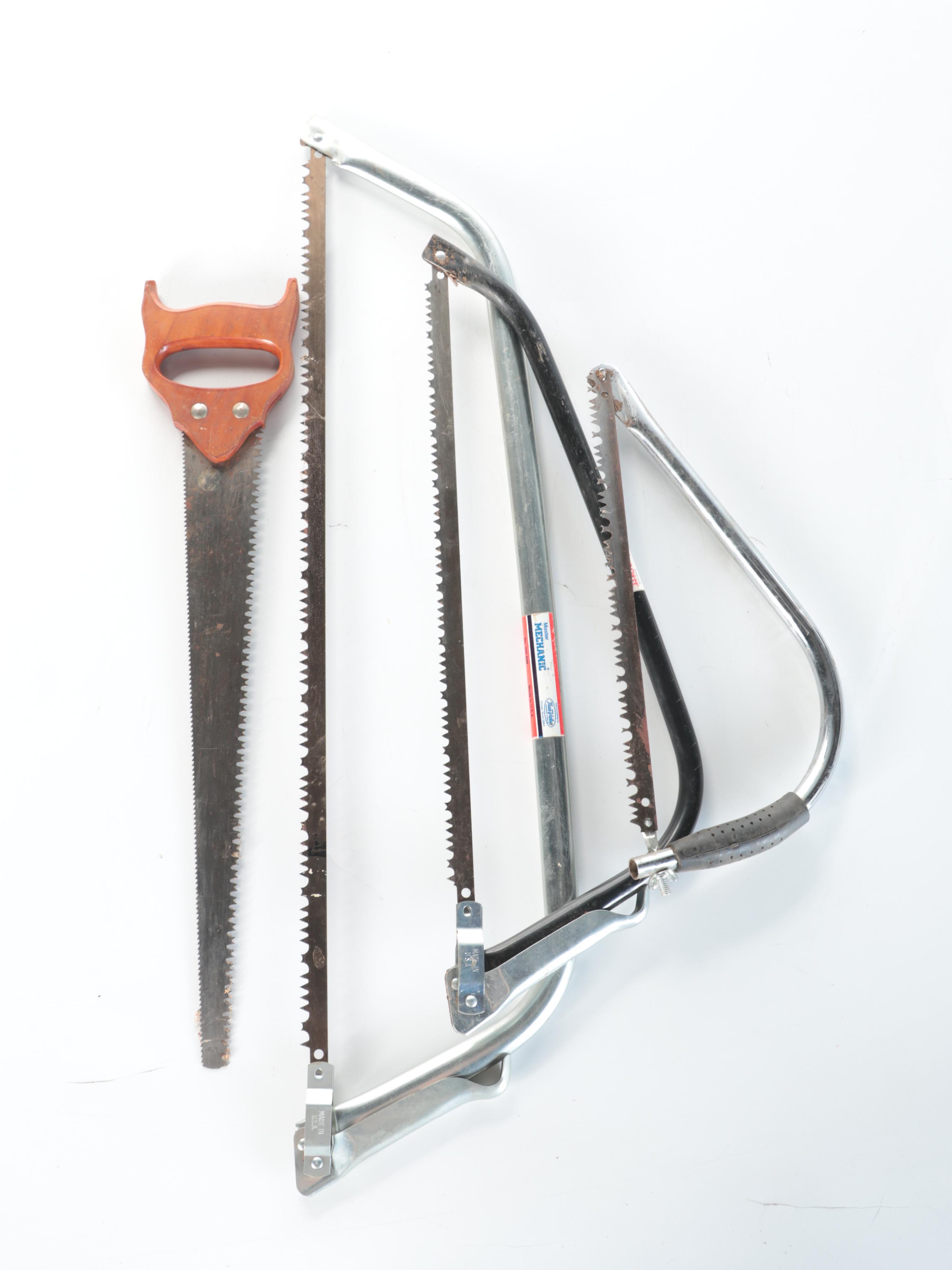 Gardening and Hand Tools With Lantern