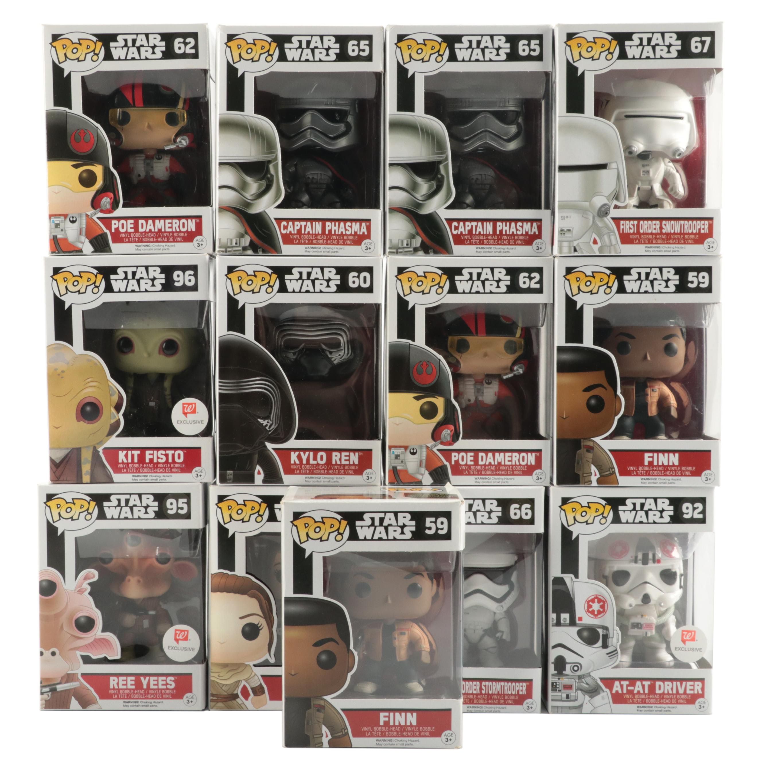 Disney Star Wars Funko Pop! Including Kylo Ren, Finn, Kit Fisto and More