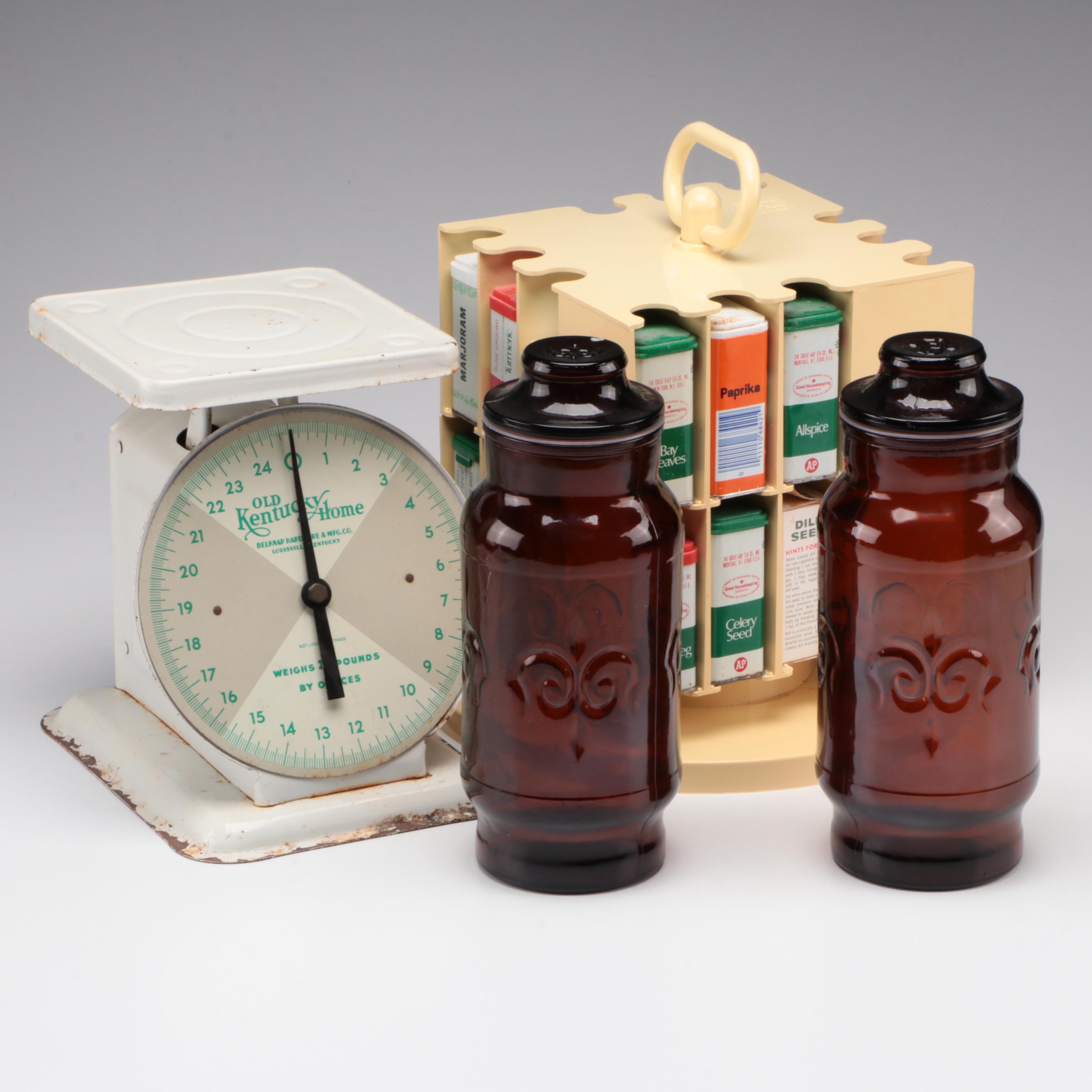 Belknap Hardware & Mfg Co. "Old Kentucky Home" Scale and Other Kitchenware