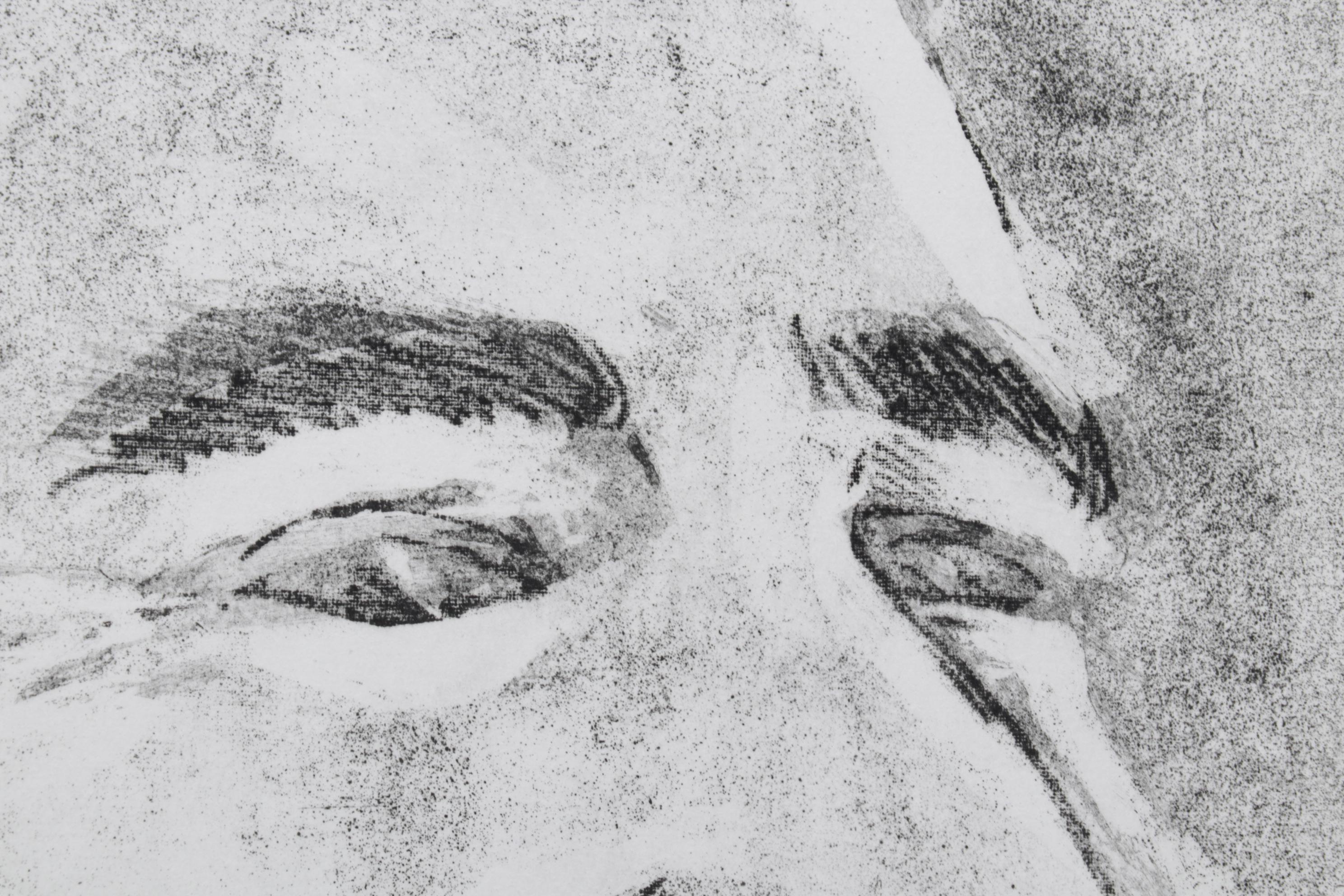 Sidney Chafetz Etching With Aquatint "John Updike," 1981