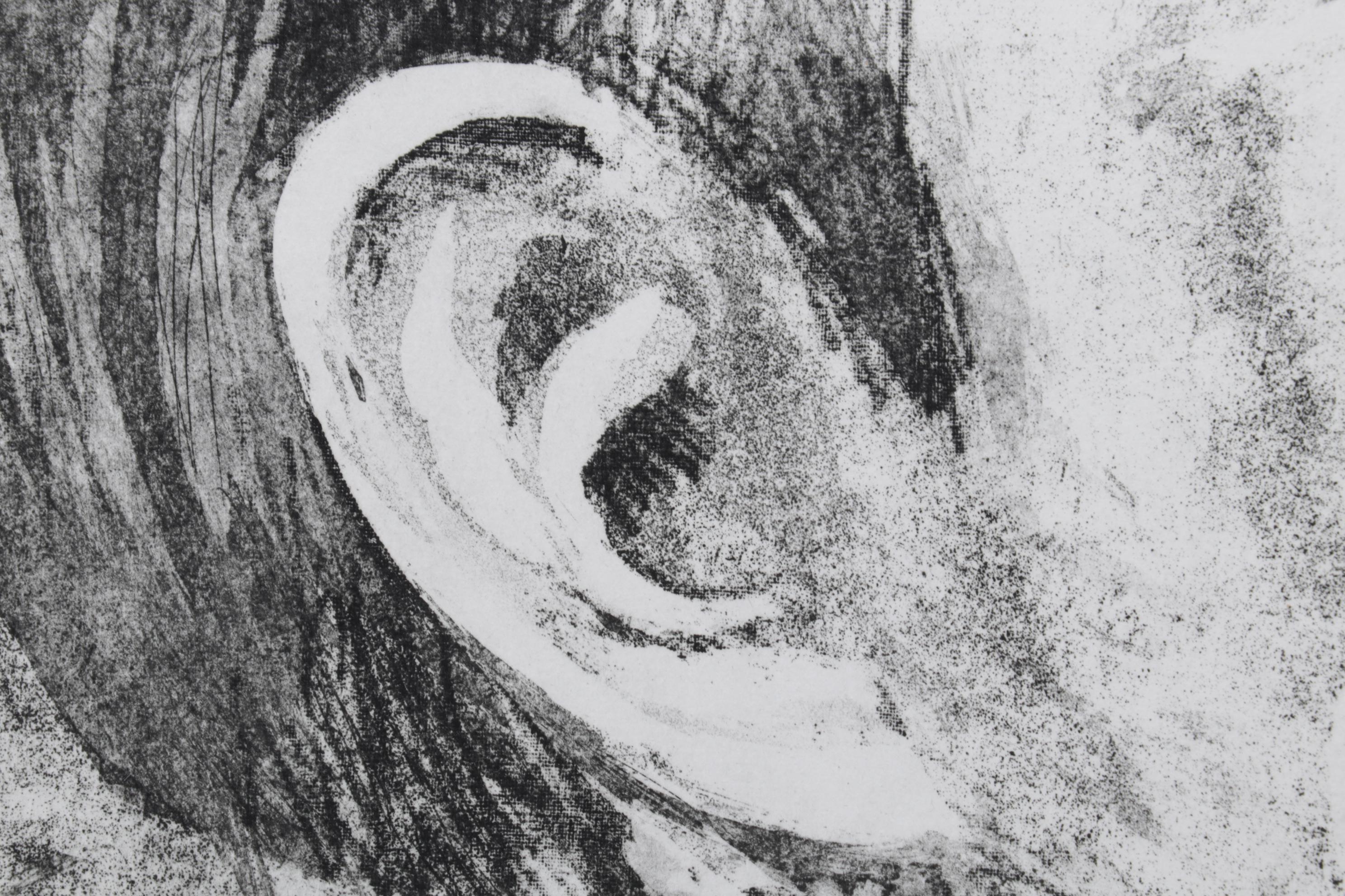 Sidney Chafetz Etching With Aquatint "John Updike," 1981