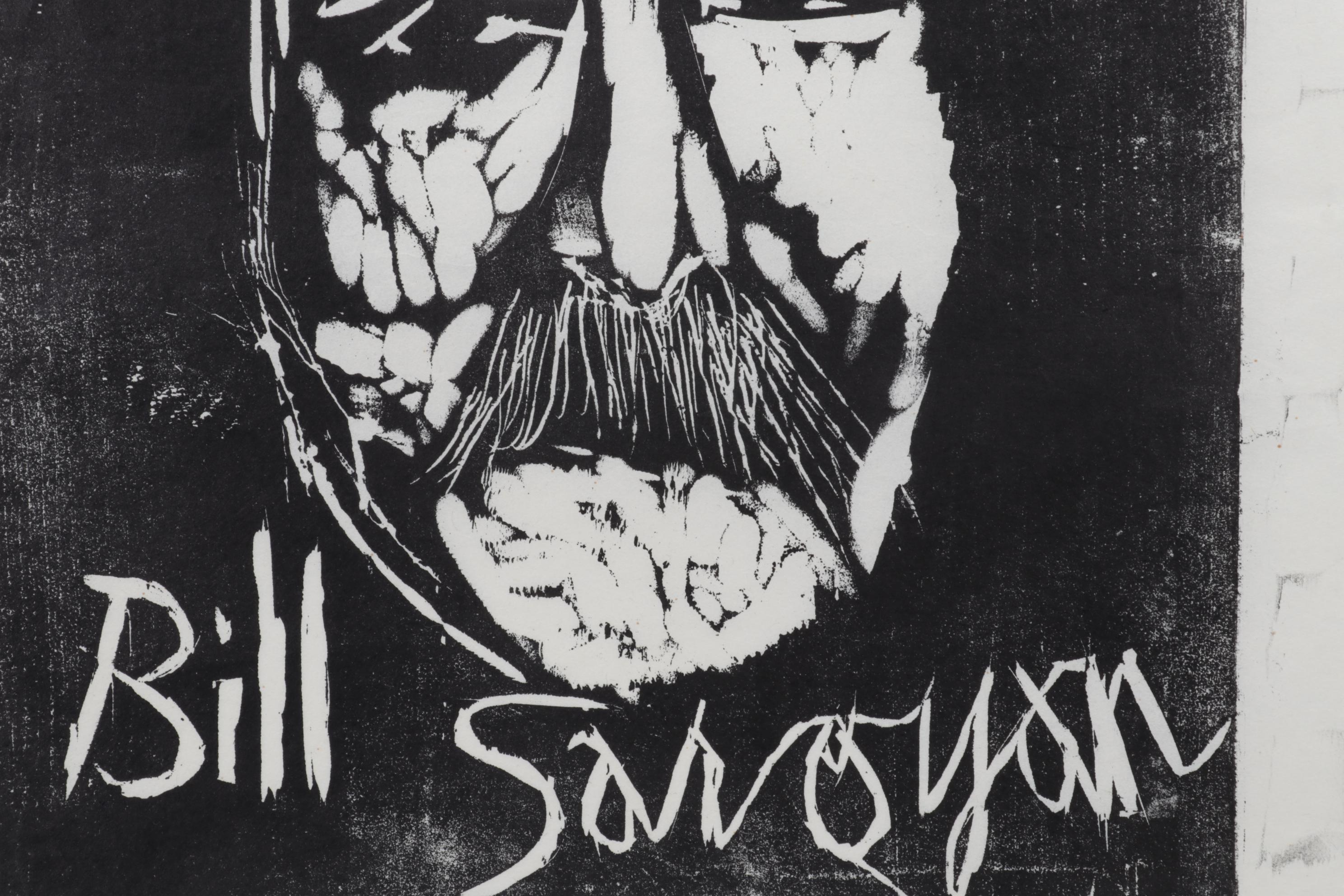 Sidney Chafetz Woodcut "Father and Son," 1971