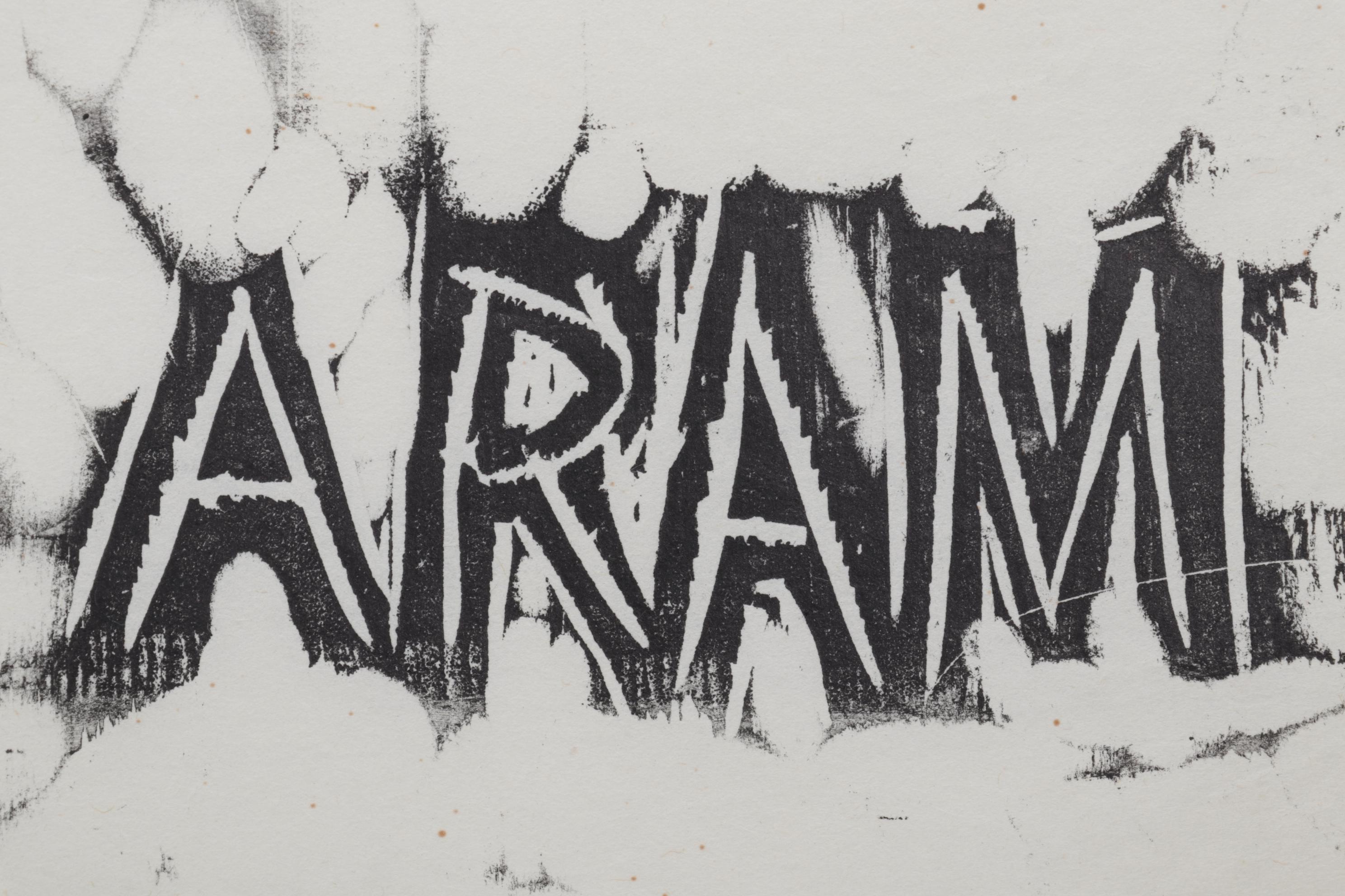 Sidney Chafetz Woodcut "Father and Son," 1971