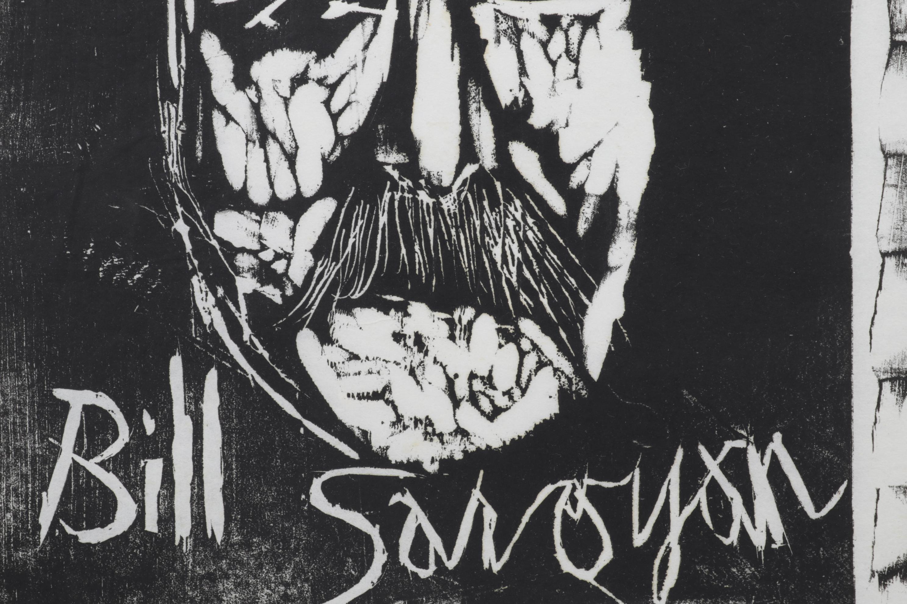 Sidney Chafetz Woodcut "Father and Son," 1971