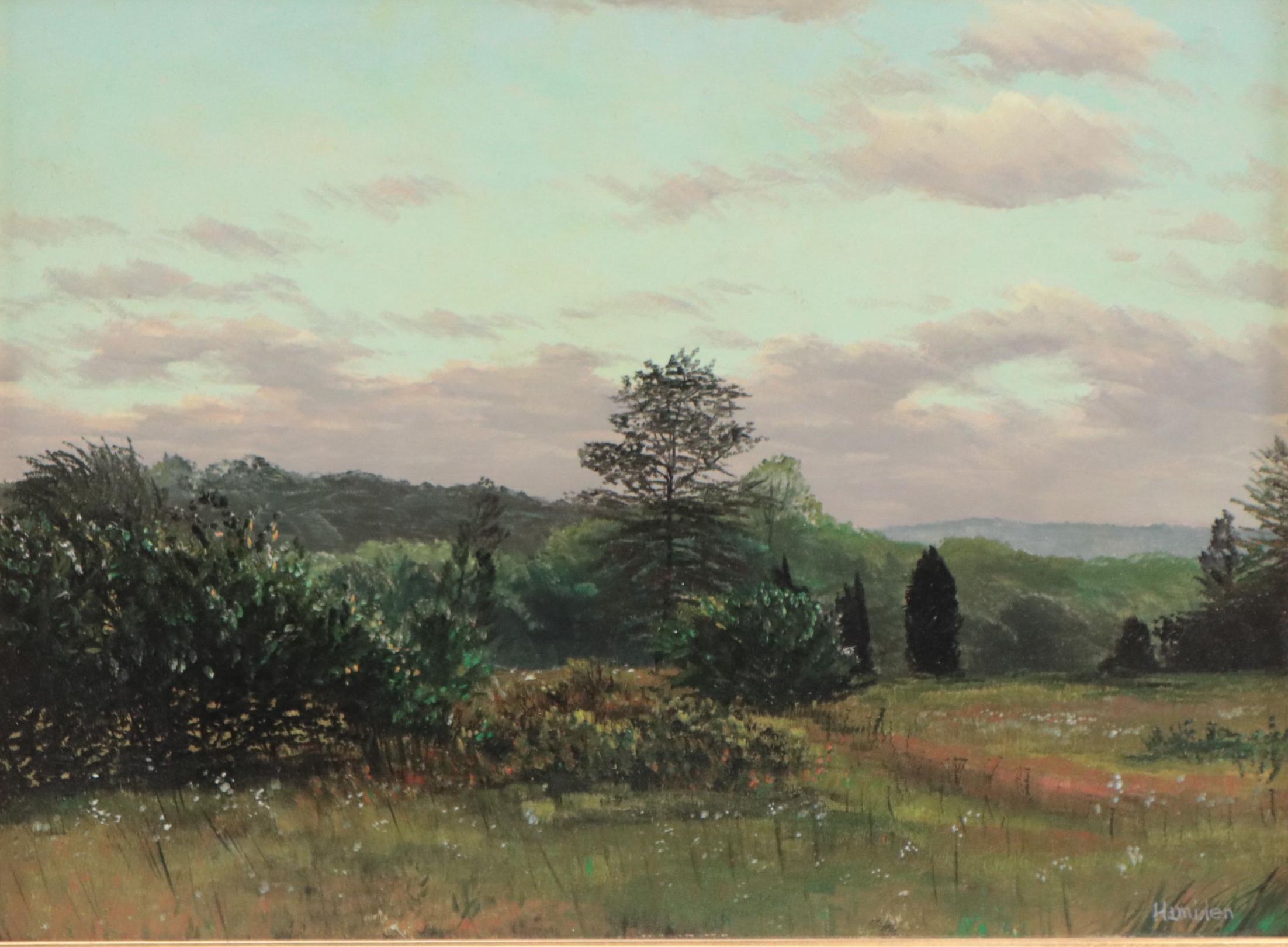 Robert Hamblen Oil Painting of Landscape