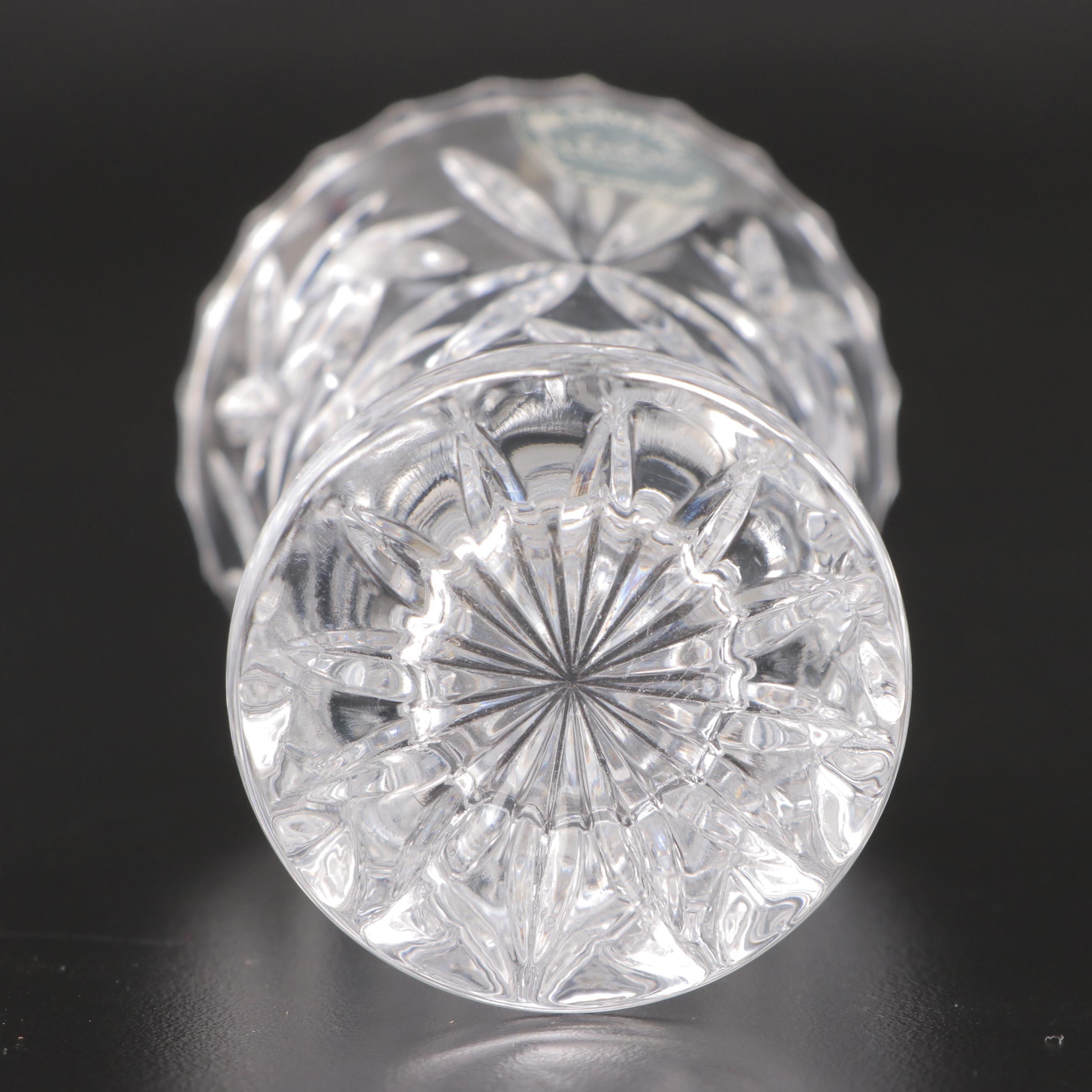 Lenox "Crystal Star" Vases and Crystal Cut Industries "Chardoney" Vase