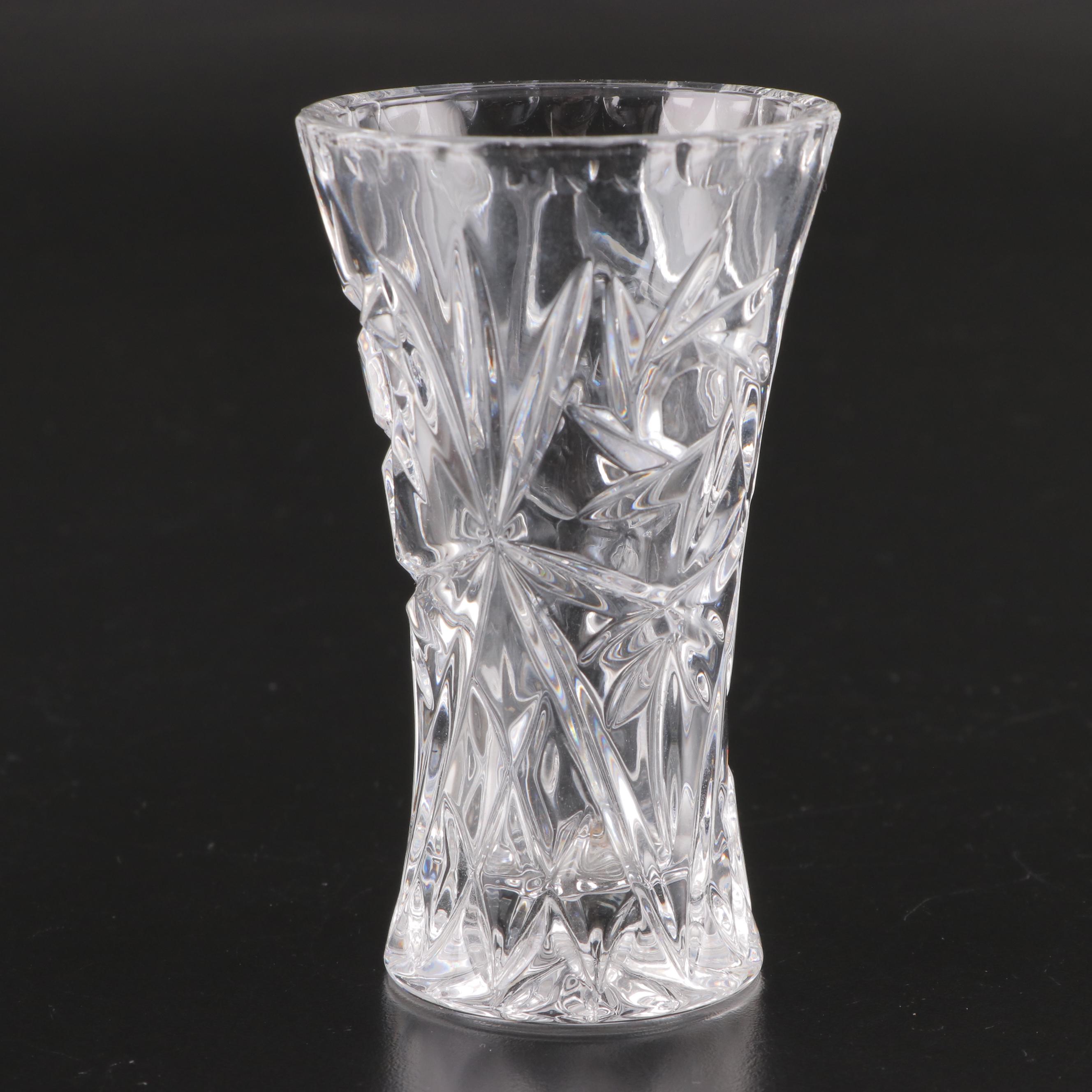 Lenox "Crystal Star" Vases and Crystal Cut Industries "Chardoney" Vase