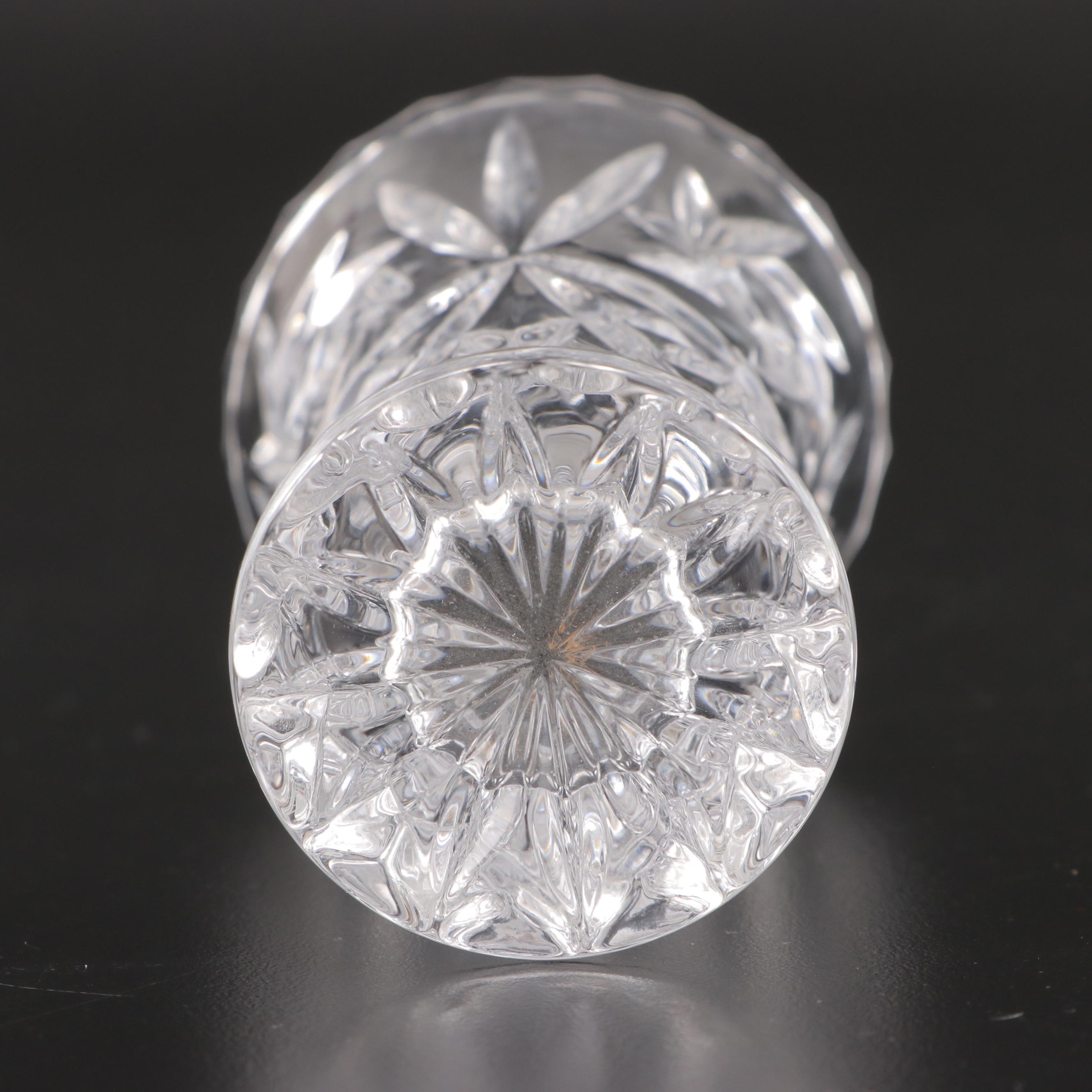 Lenox "Crystal Star" Vases and Crystal Cut Industries "Chardoney" Vase