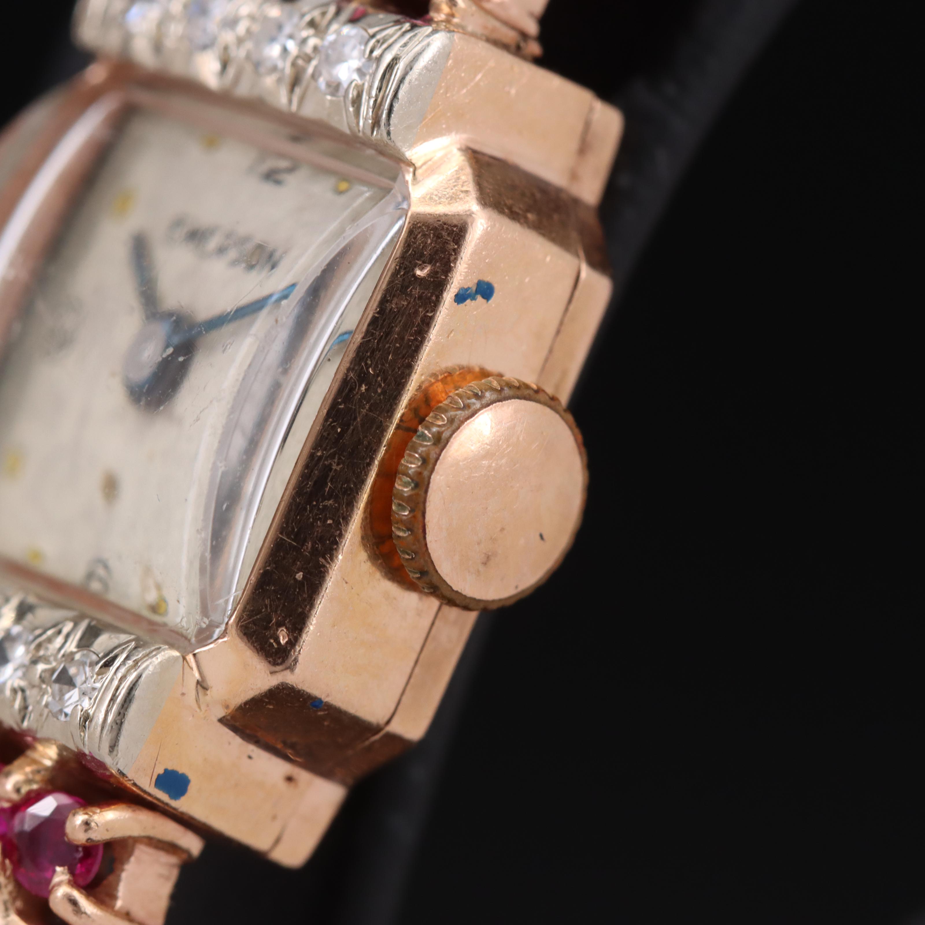 14K Ruby and Diamond Emerson Watch