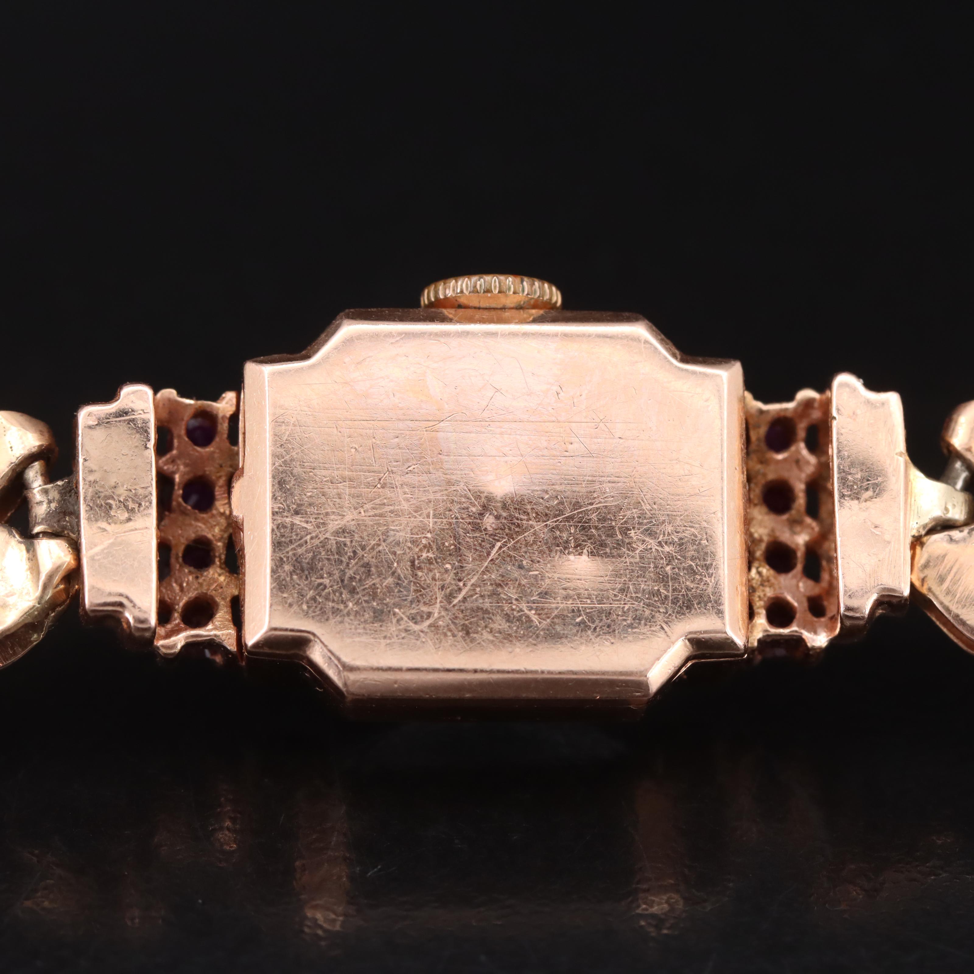 14K Ruby and Diamond Emerson Watch