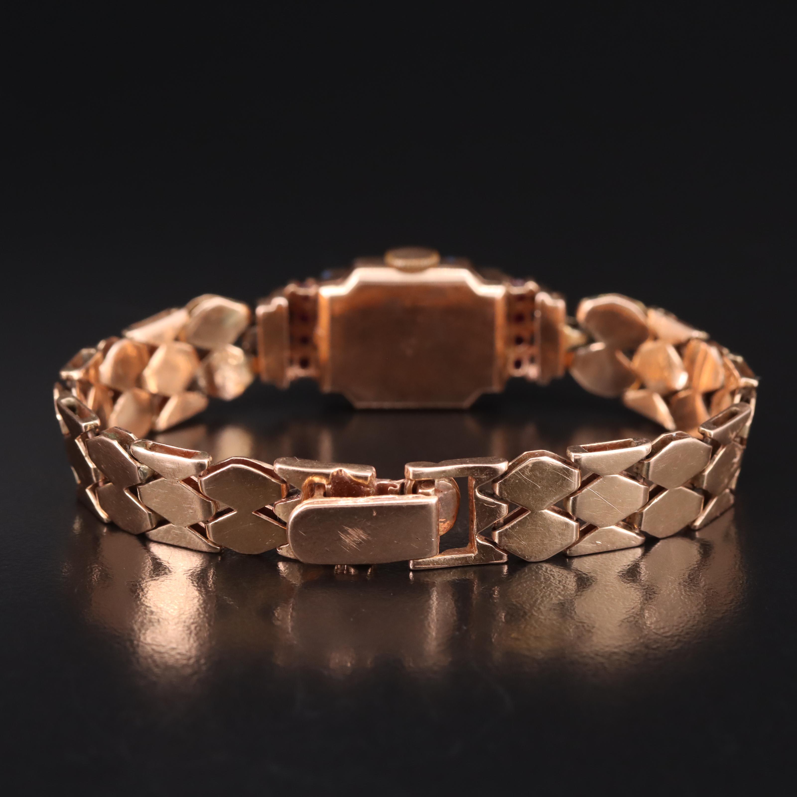 14K Ruby and Diamond Emerson Watch