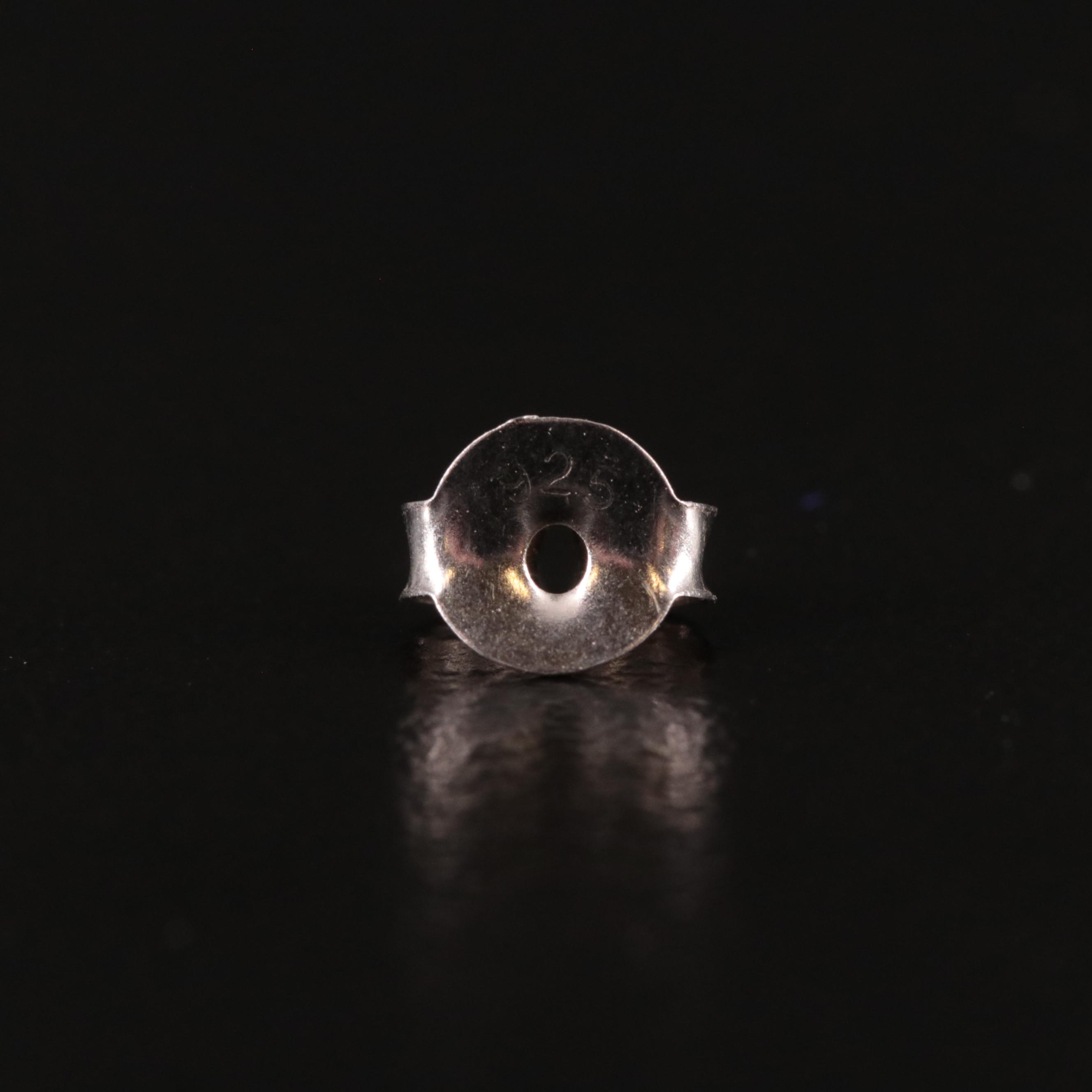 Sterling Silver Diamond Drop Earrings