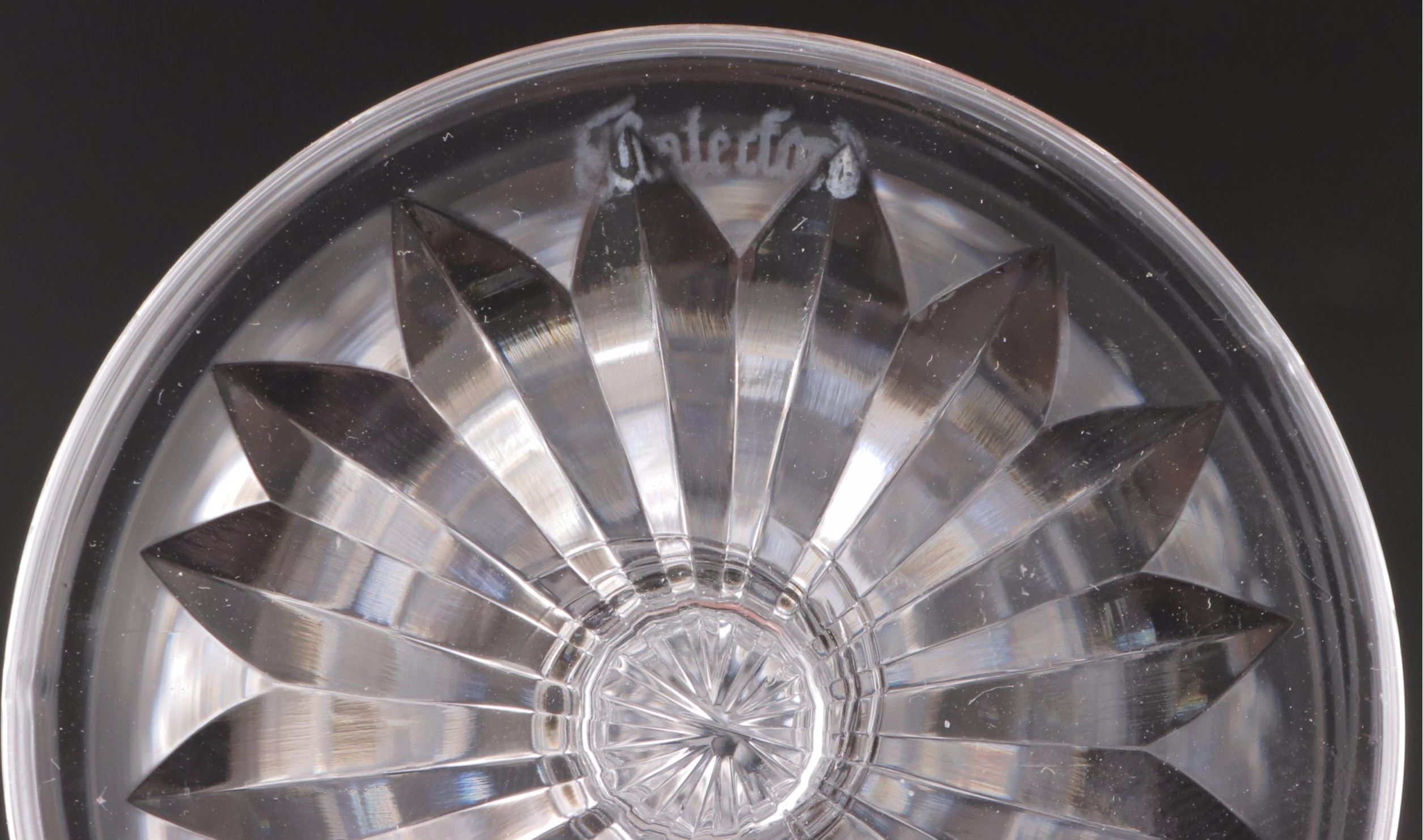 Waterford Crystal "Mooncoin" Tumblers, Sherry and Cordial Glasses