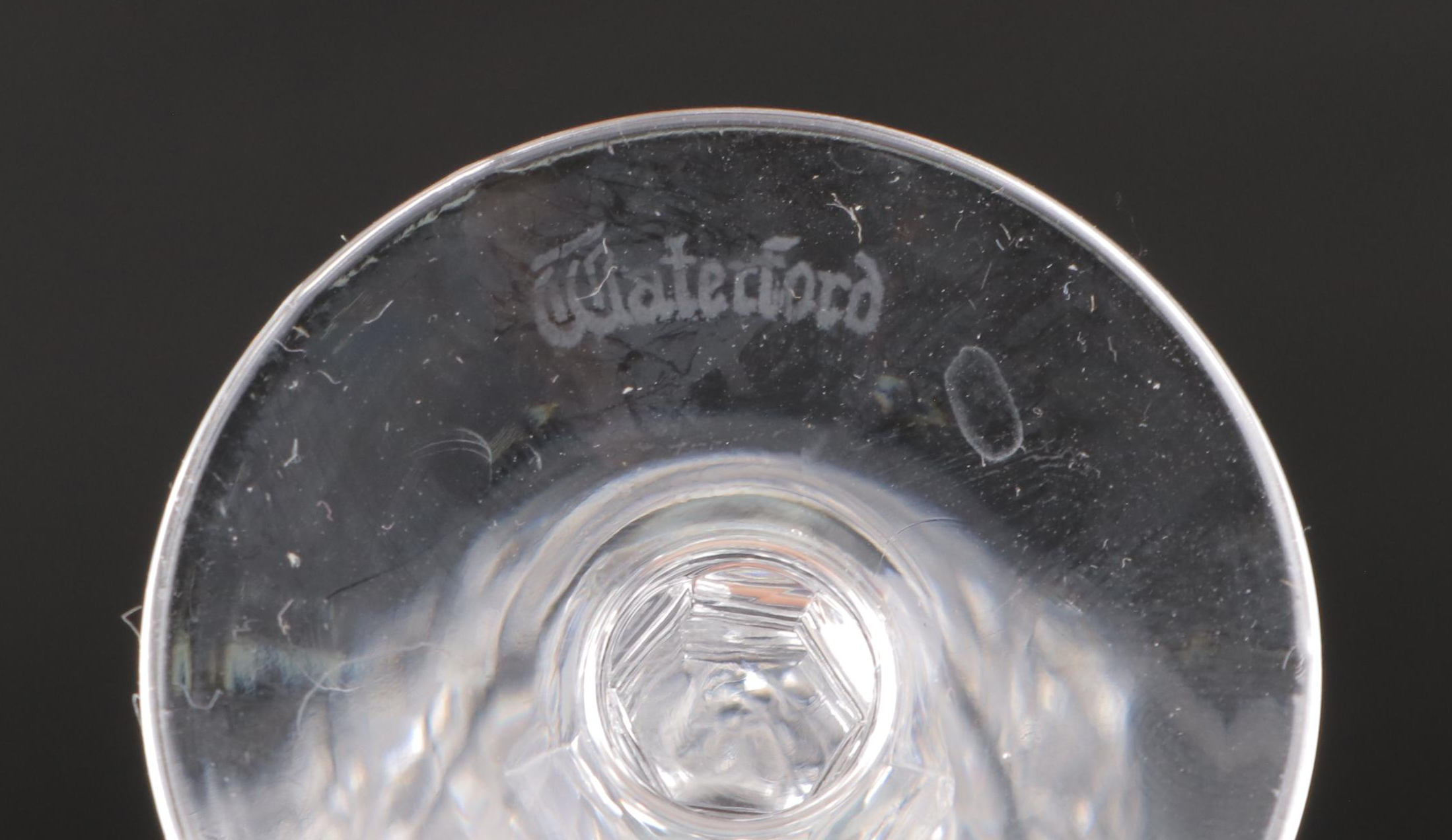 Waterford Crystal "Mooncoin" Tumblers, Sherry and Cordial Glasses