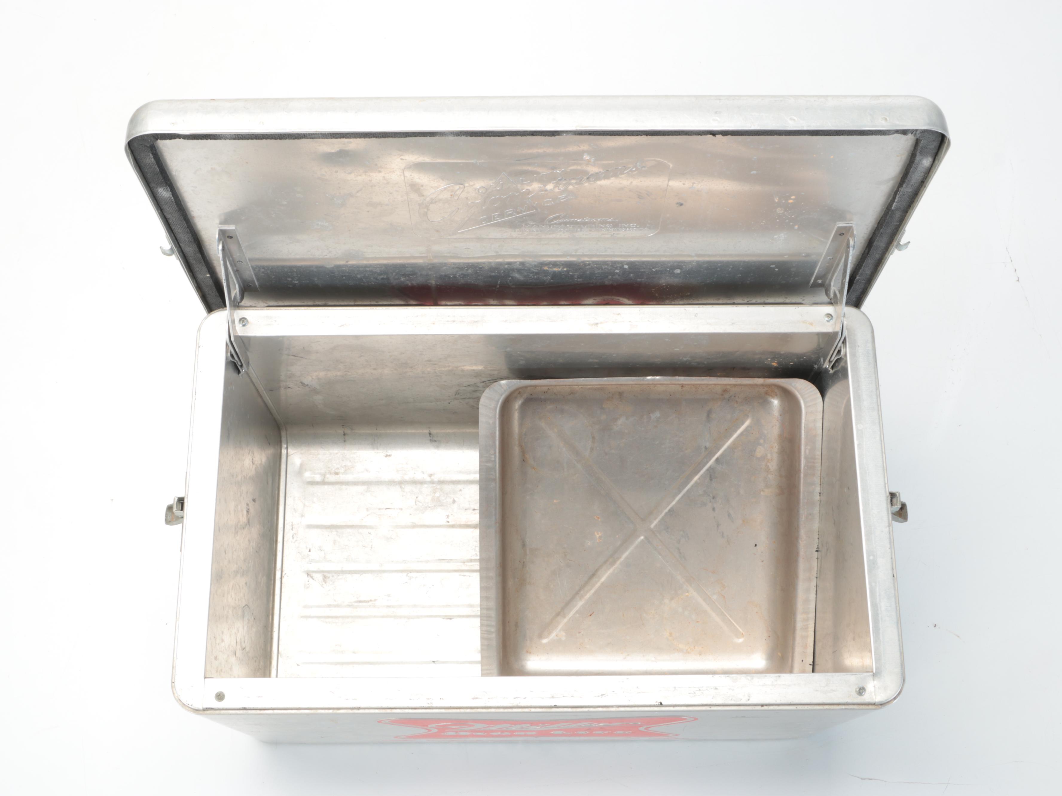 Miller High Life Aluminum Cooler, Vintage