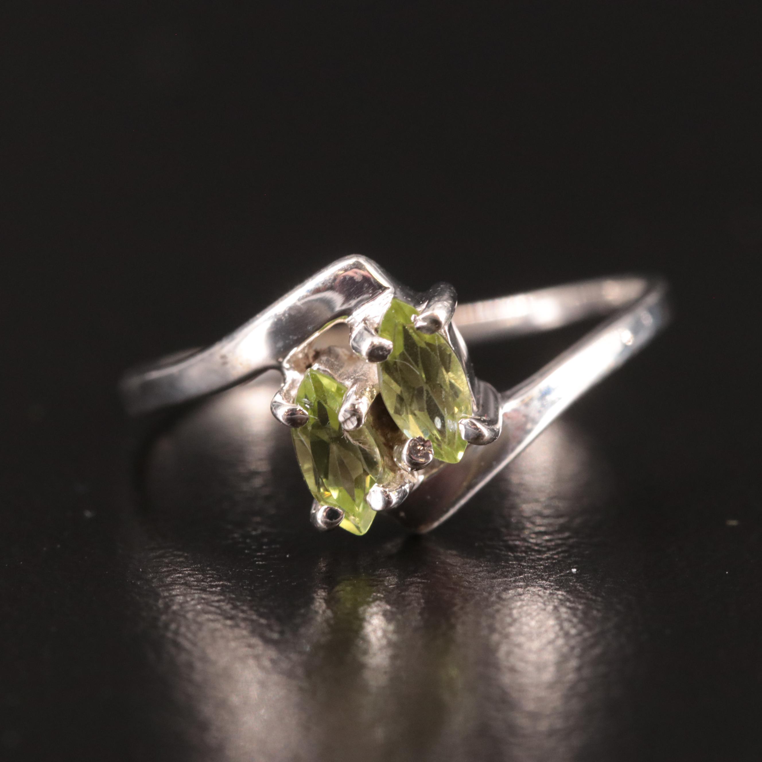 Sterling Silver Peridot Ring