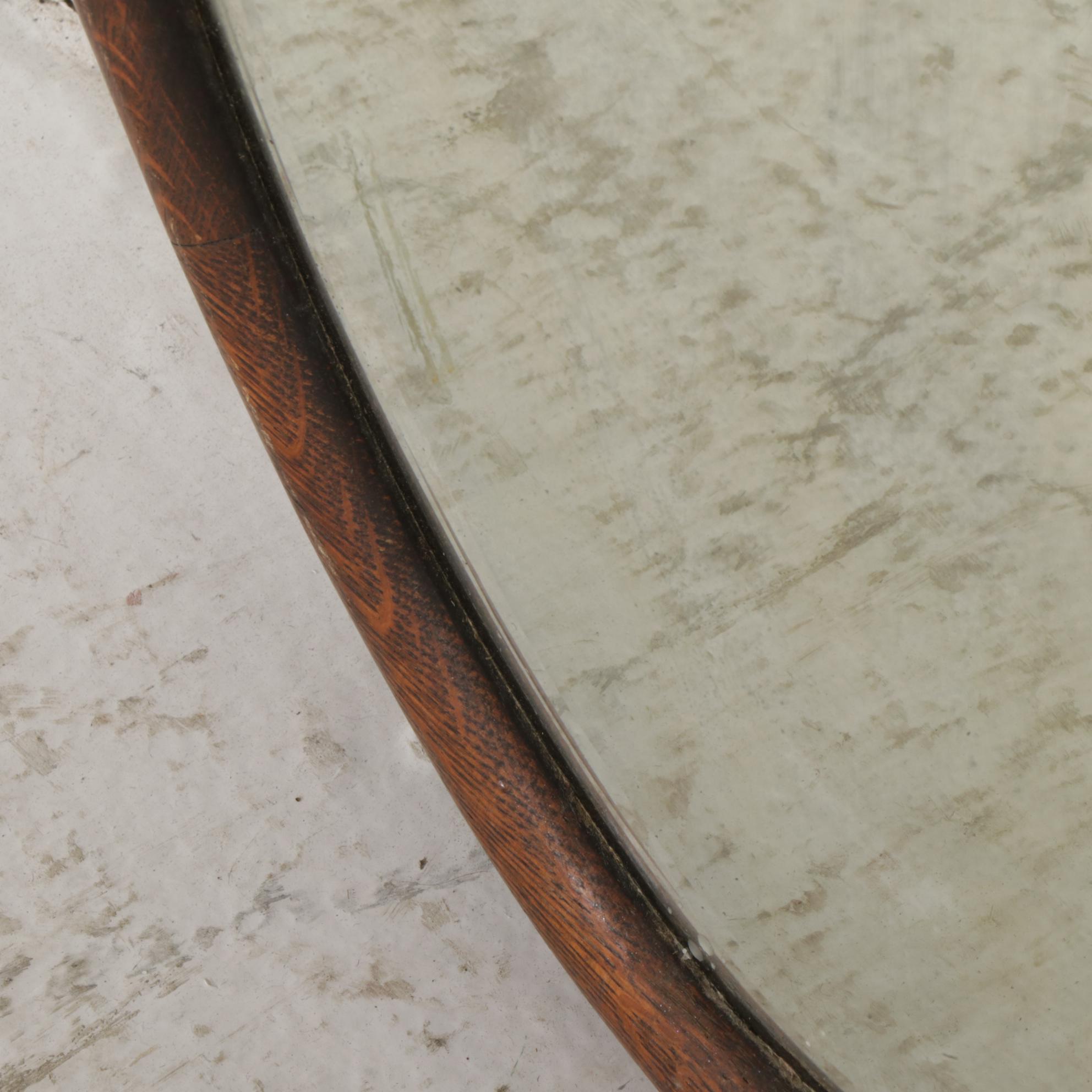 Innis, Pearce & Co. Late Victorian Oak Serpentine Dresser, Early 20th Century