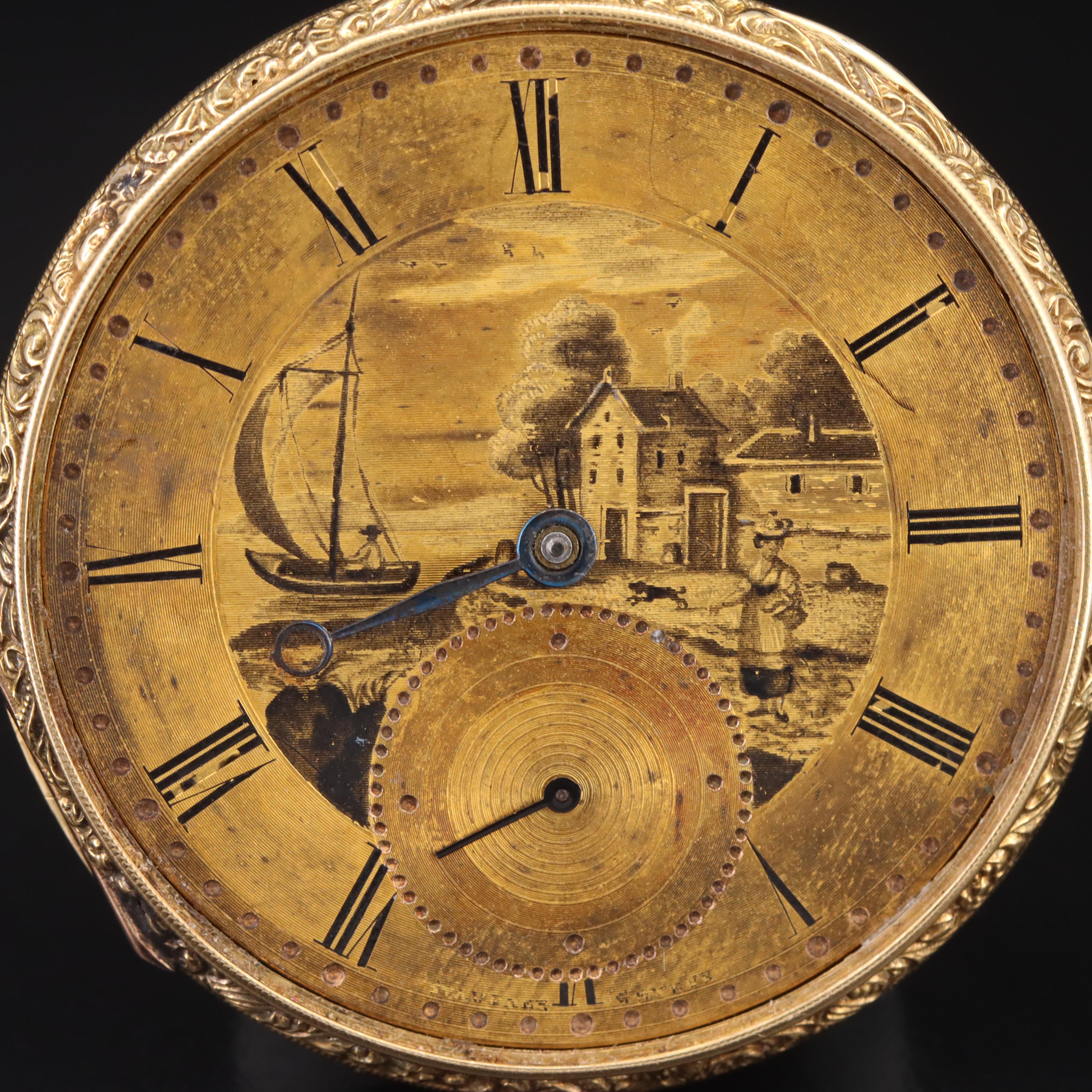 Antique 18K European Pocket Watch