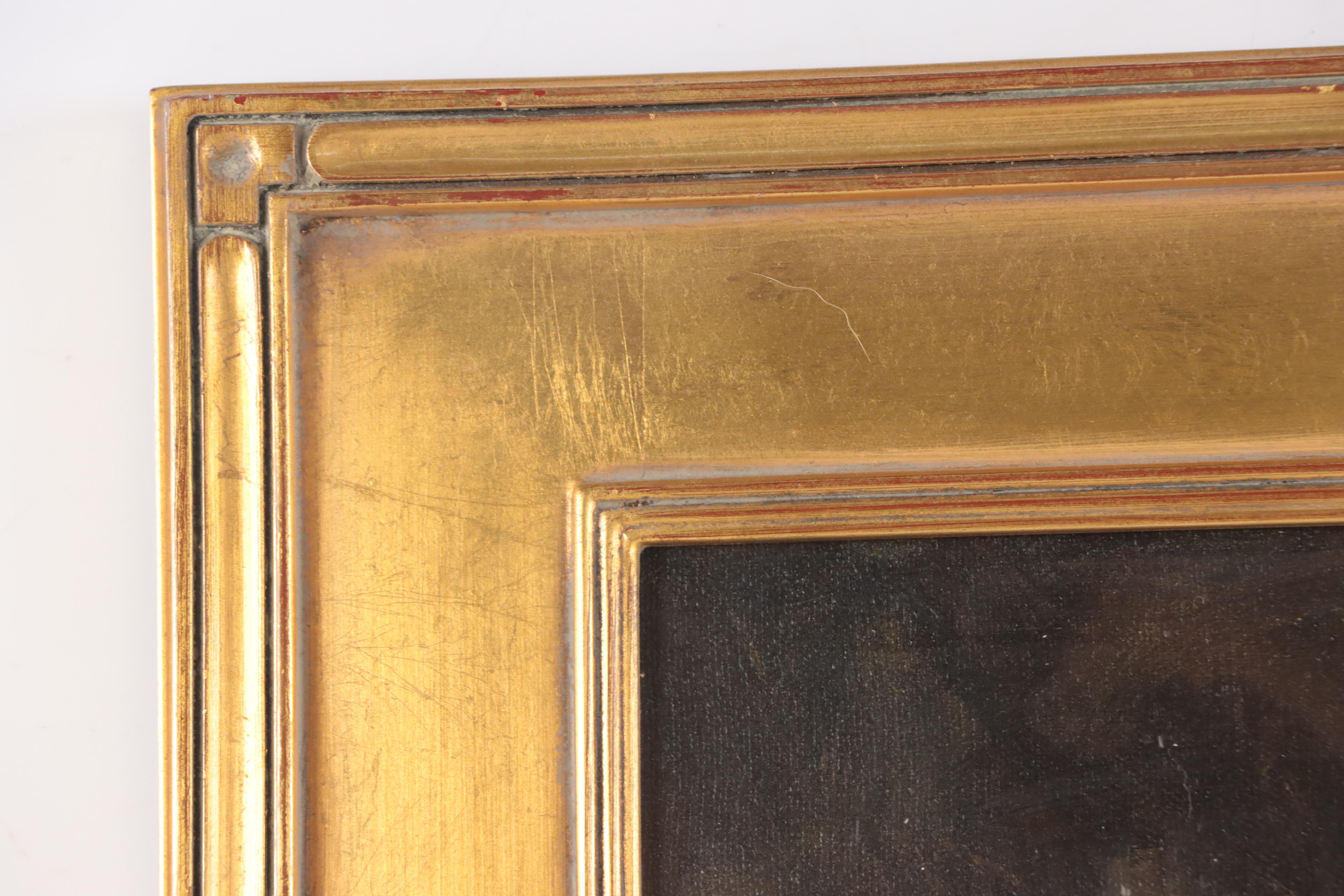 G. Jones Oil Painting of Cat and Fruit, 2000