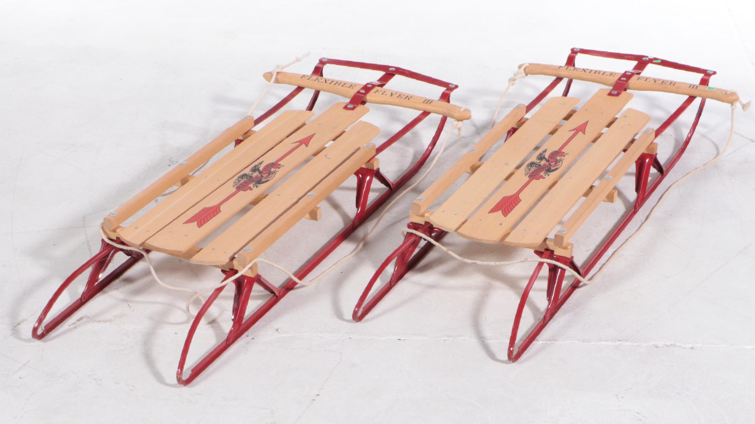 Flexible Flyer III Wood and Metal Sleds