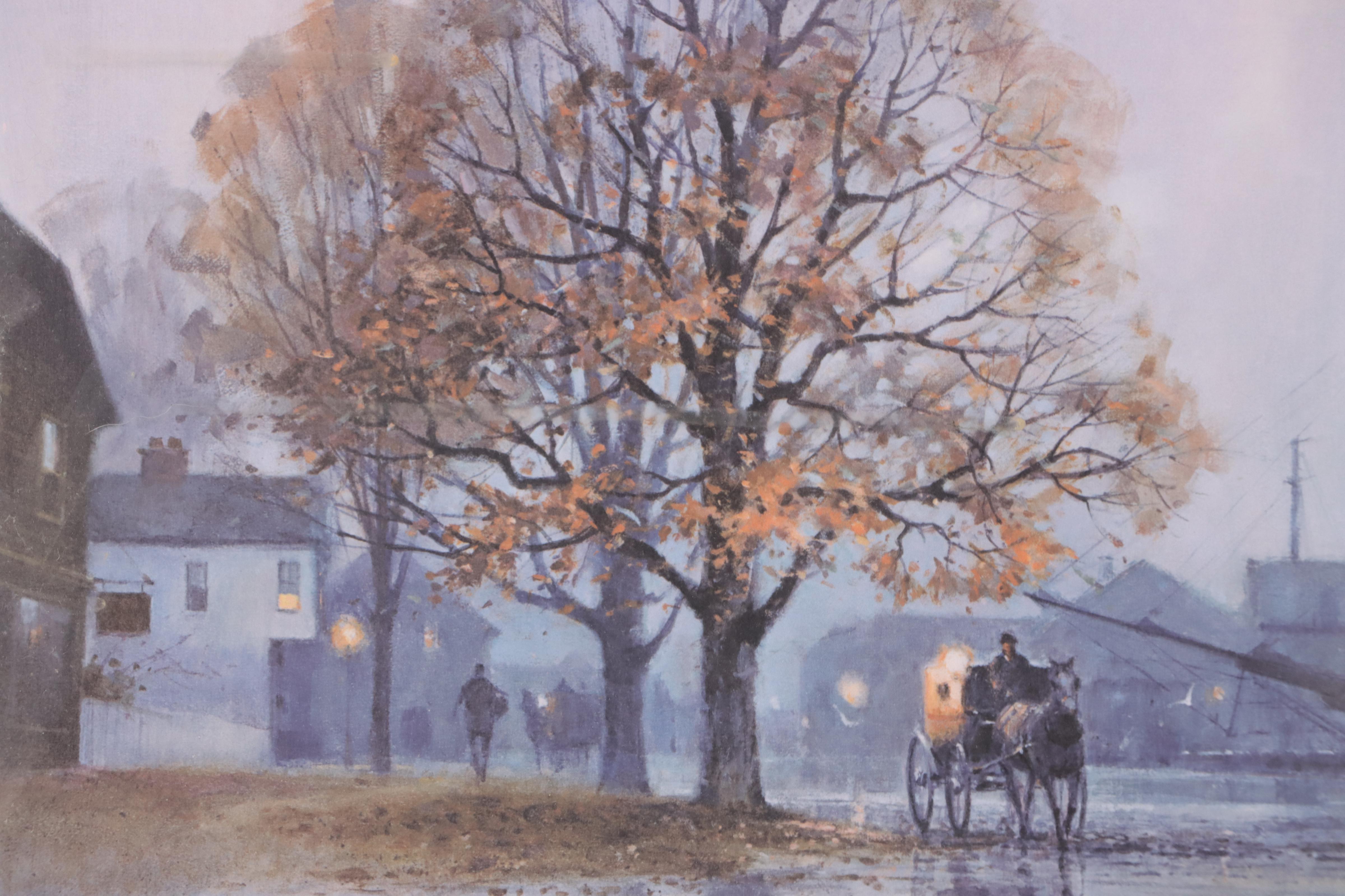 Paul Landry Offset Lithograph "Seaside Mist"