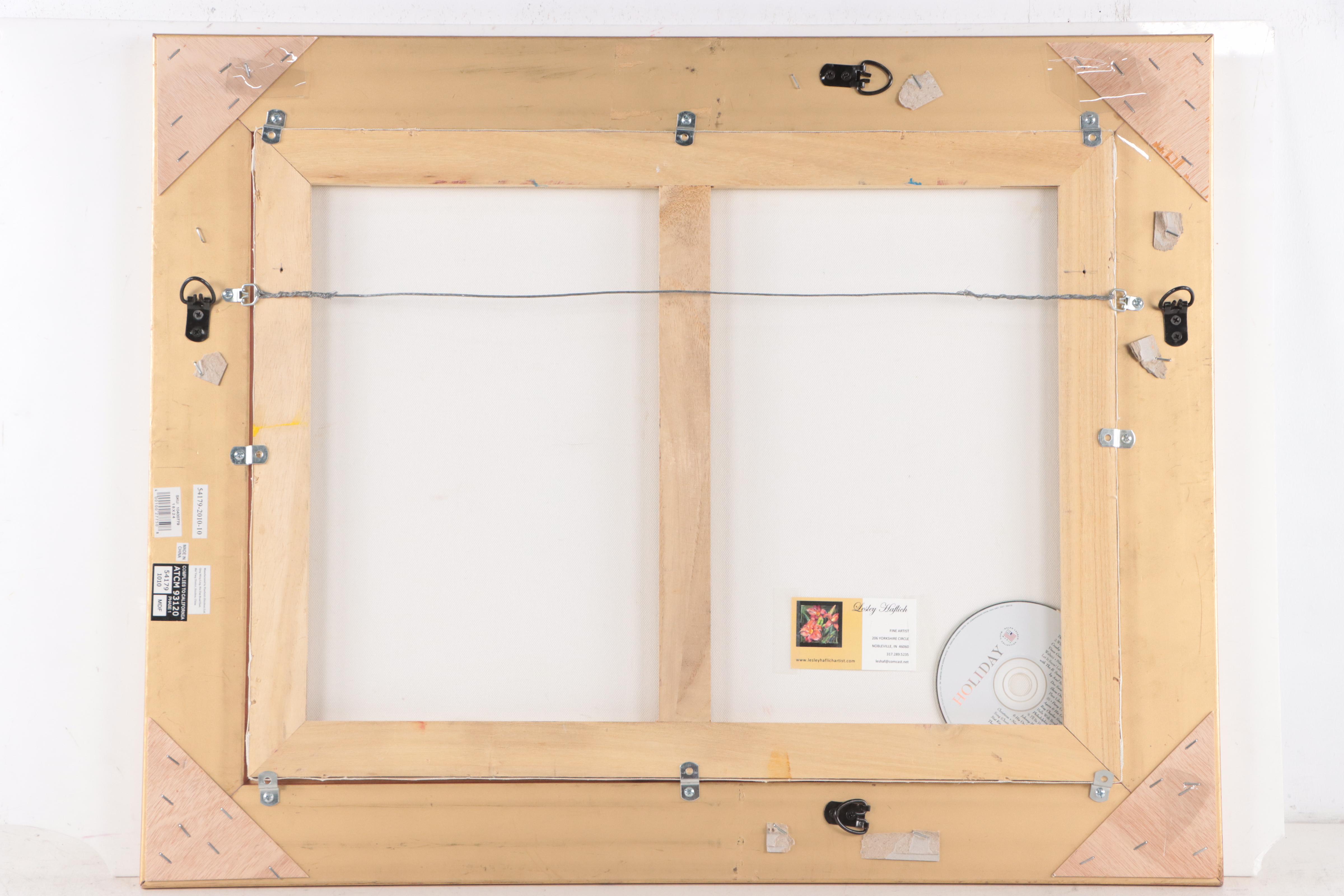 Lesley Haflich Oil Painting of River Landscape