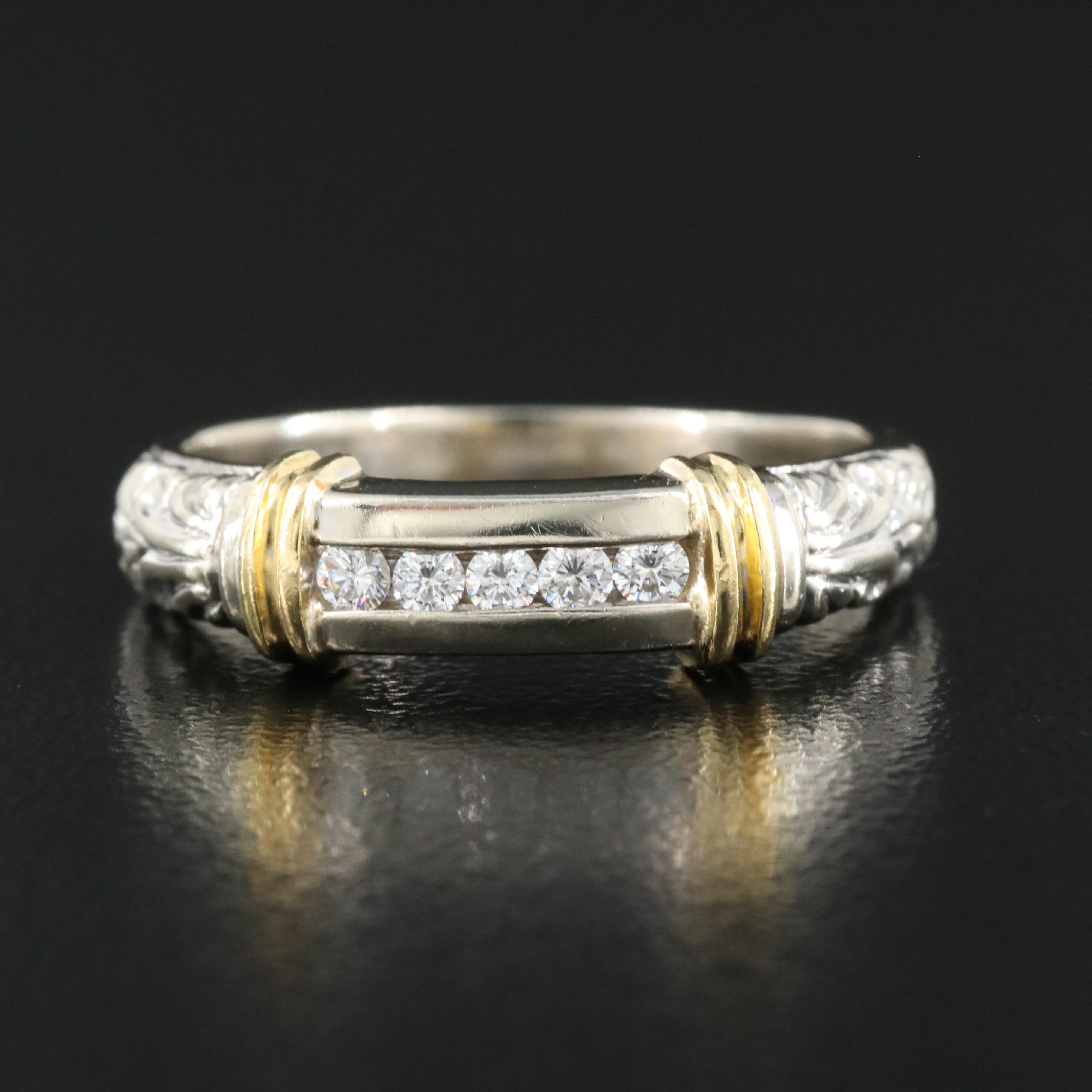 18K 0.16 CTW Diamond Ring