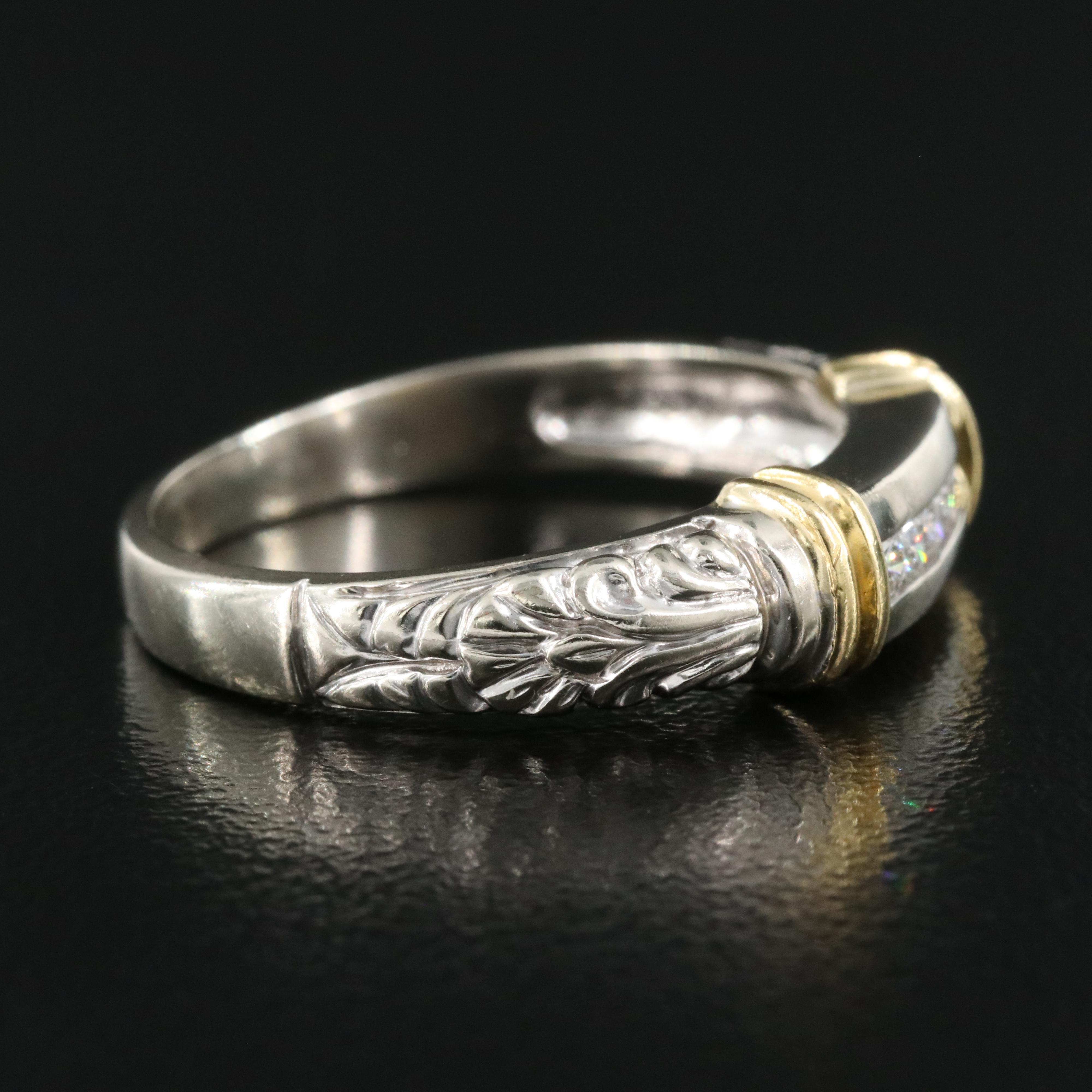 18K 0.16 CTW Diamond Ring