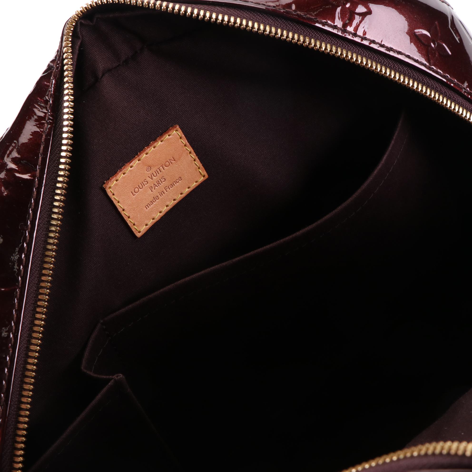 Louis Vuitton Summit Drive in Amarante Monogram Vernis