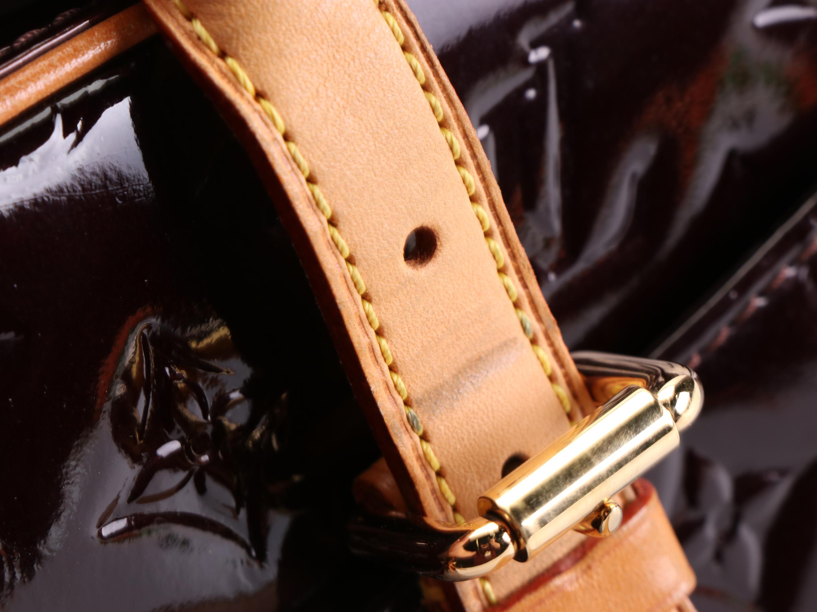 Louis Vuitton Summit Drive in Amarante Monogram Vernis