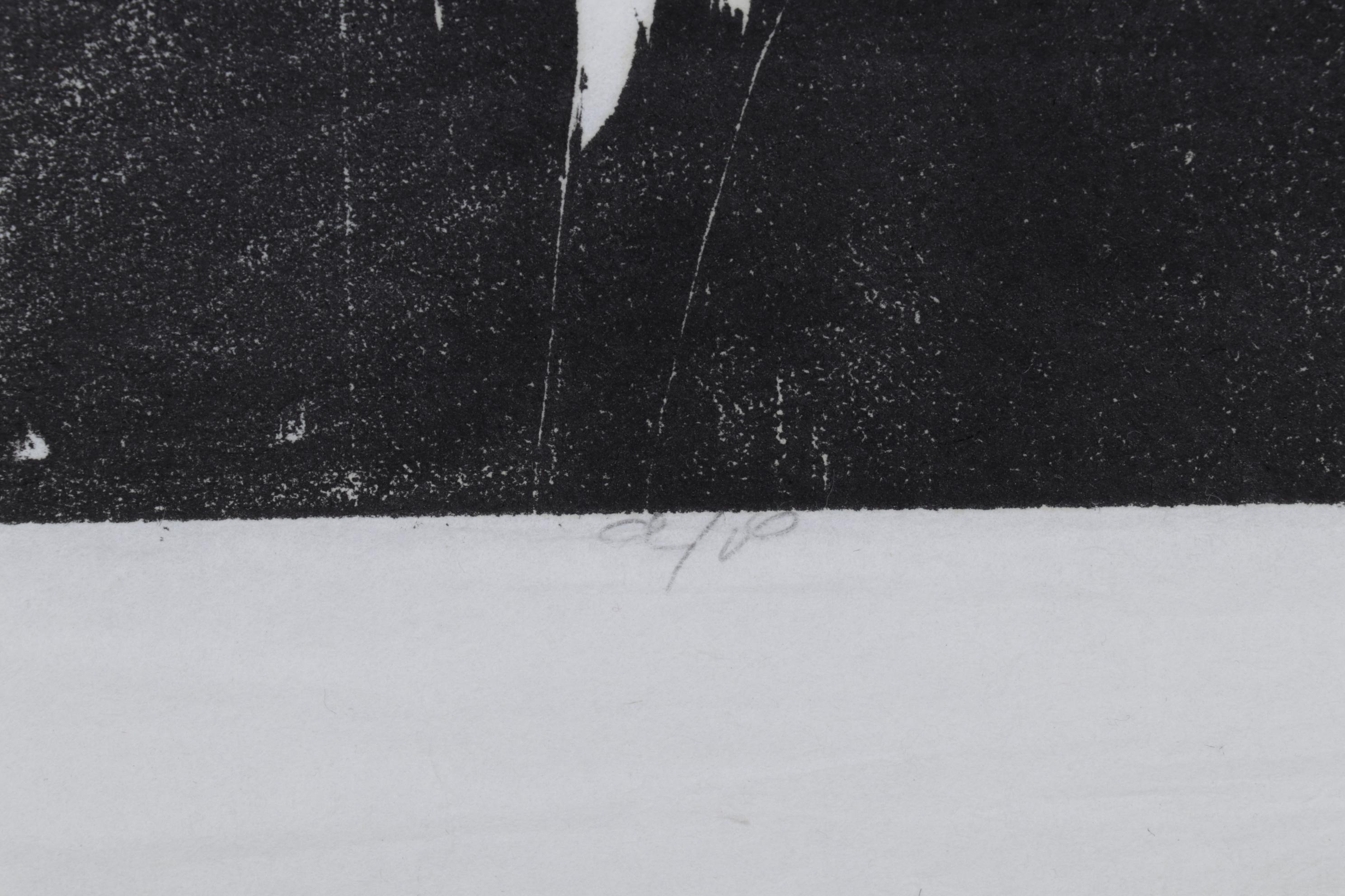 Sidney Chafetz Woodcut "A. J. Muste," 1967