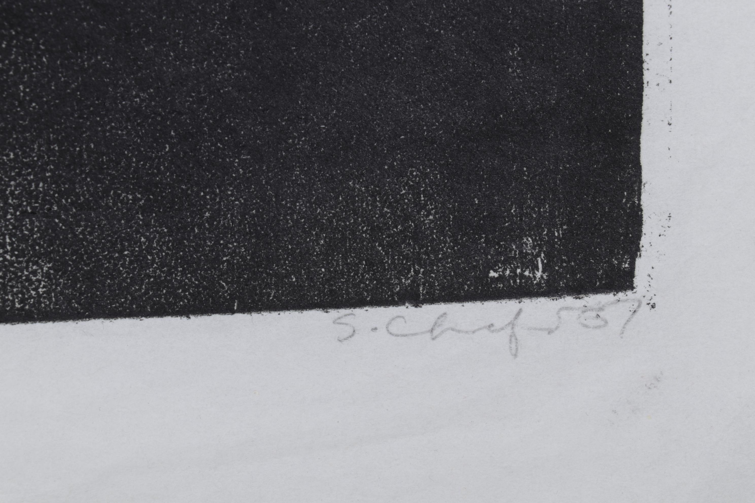 Sidney Chafetz Woodcut "A. J. Muste," 1967