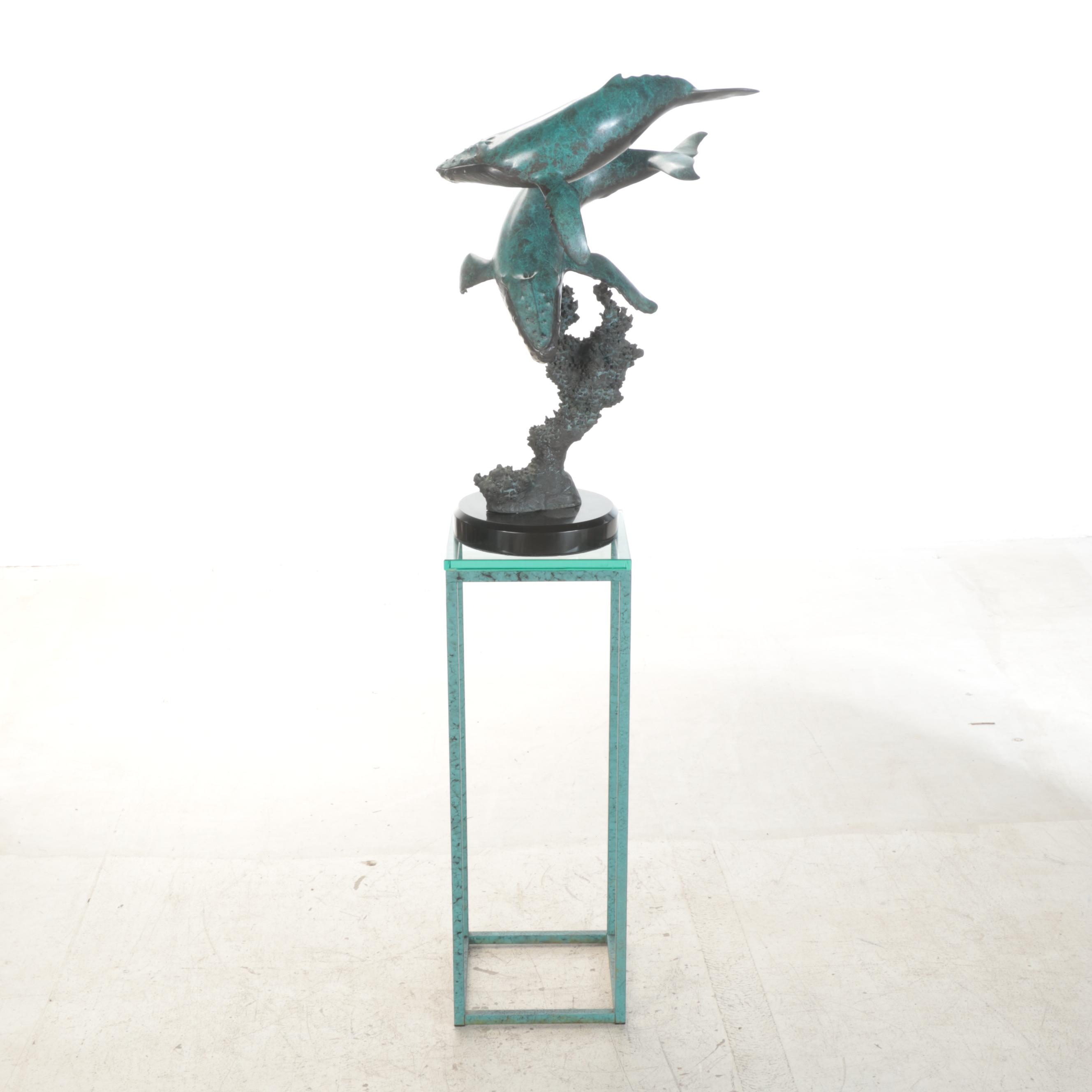 Bronze Sculpture of Humpback Whales
