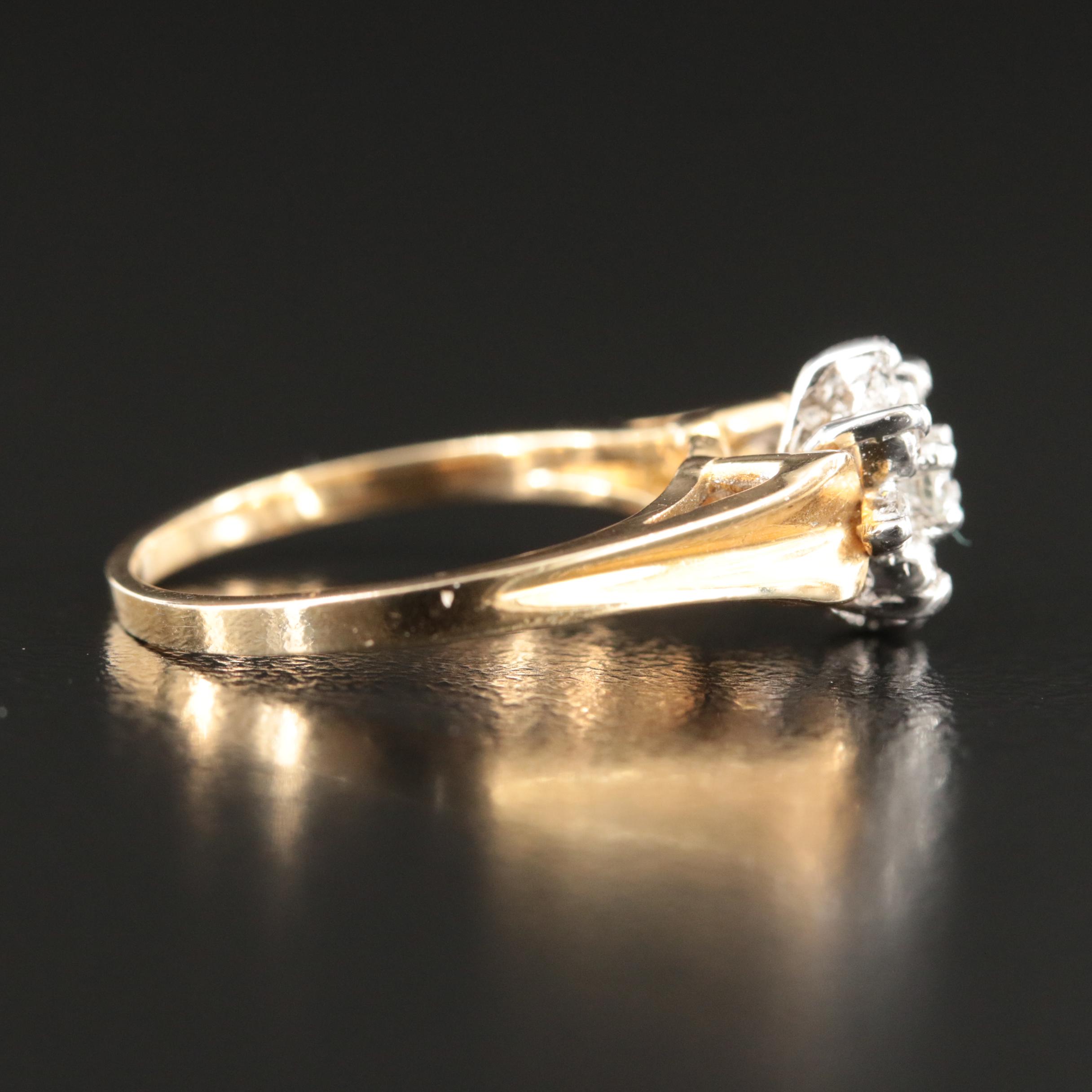 14K 0.19 CTW Diamond Ring
