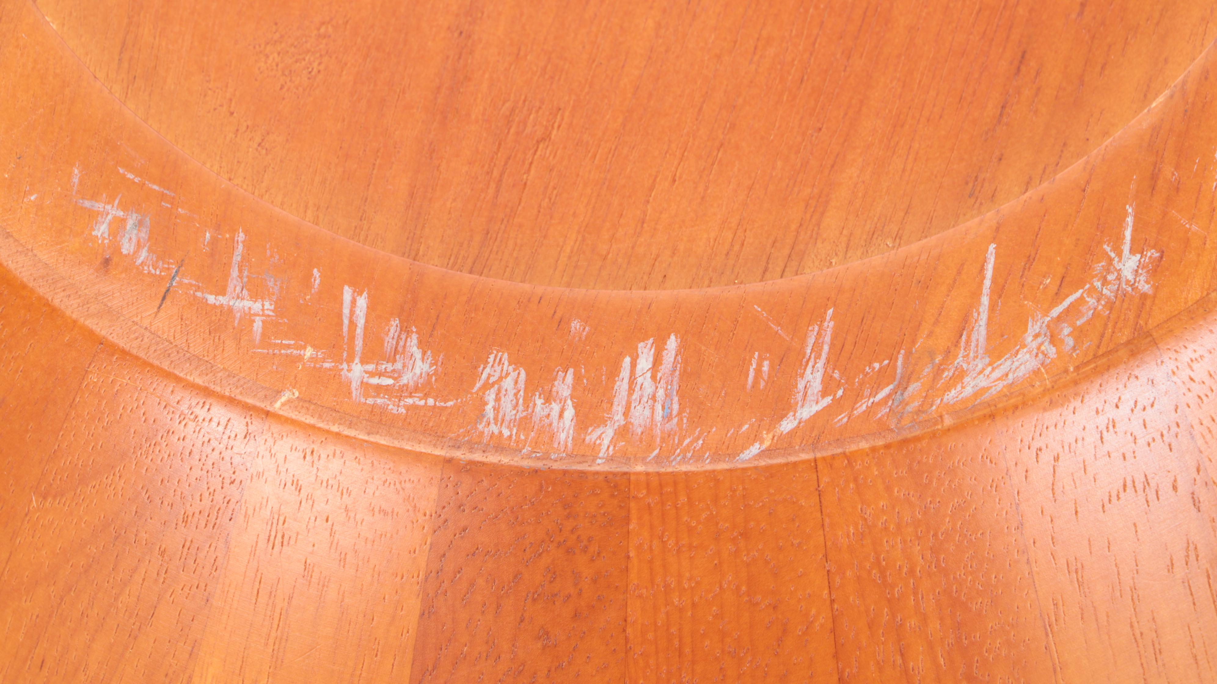 Wooden Salad Serving Bowl with Stand