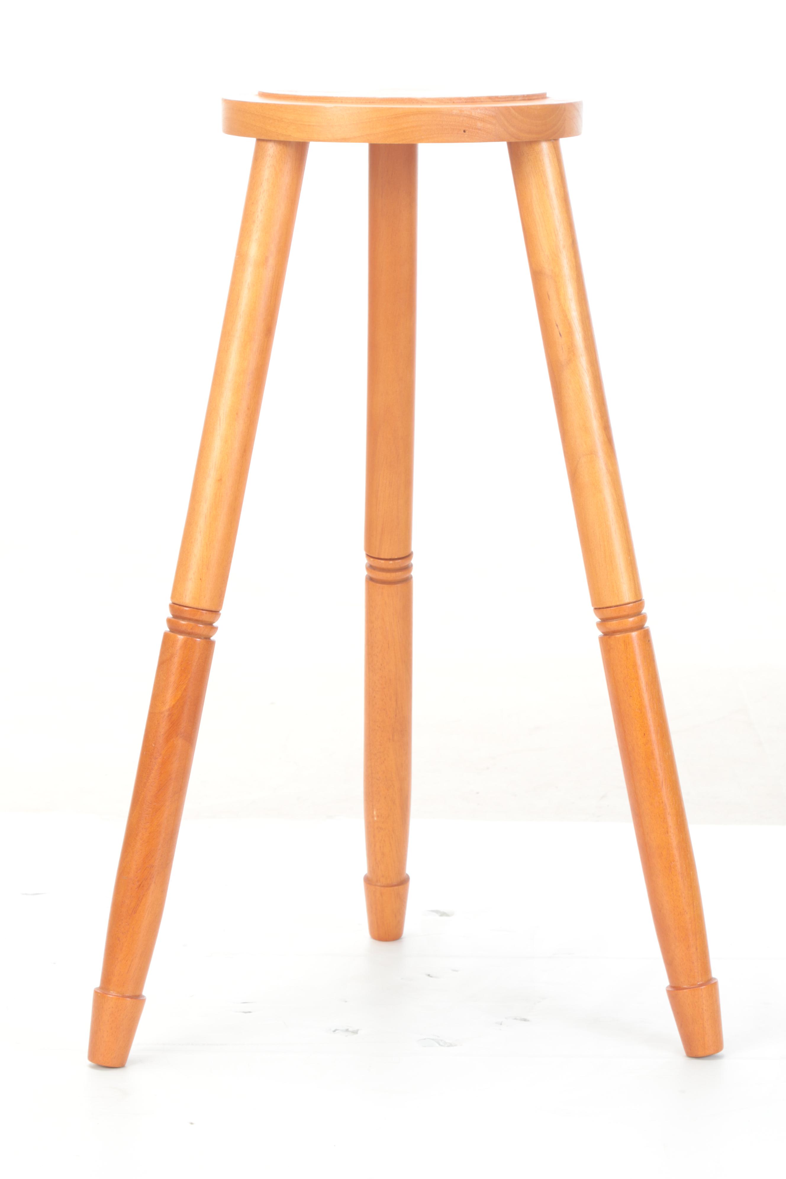 Wooden Salad Serving Bowl with Stand