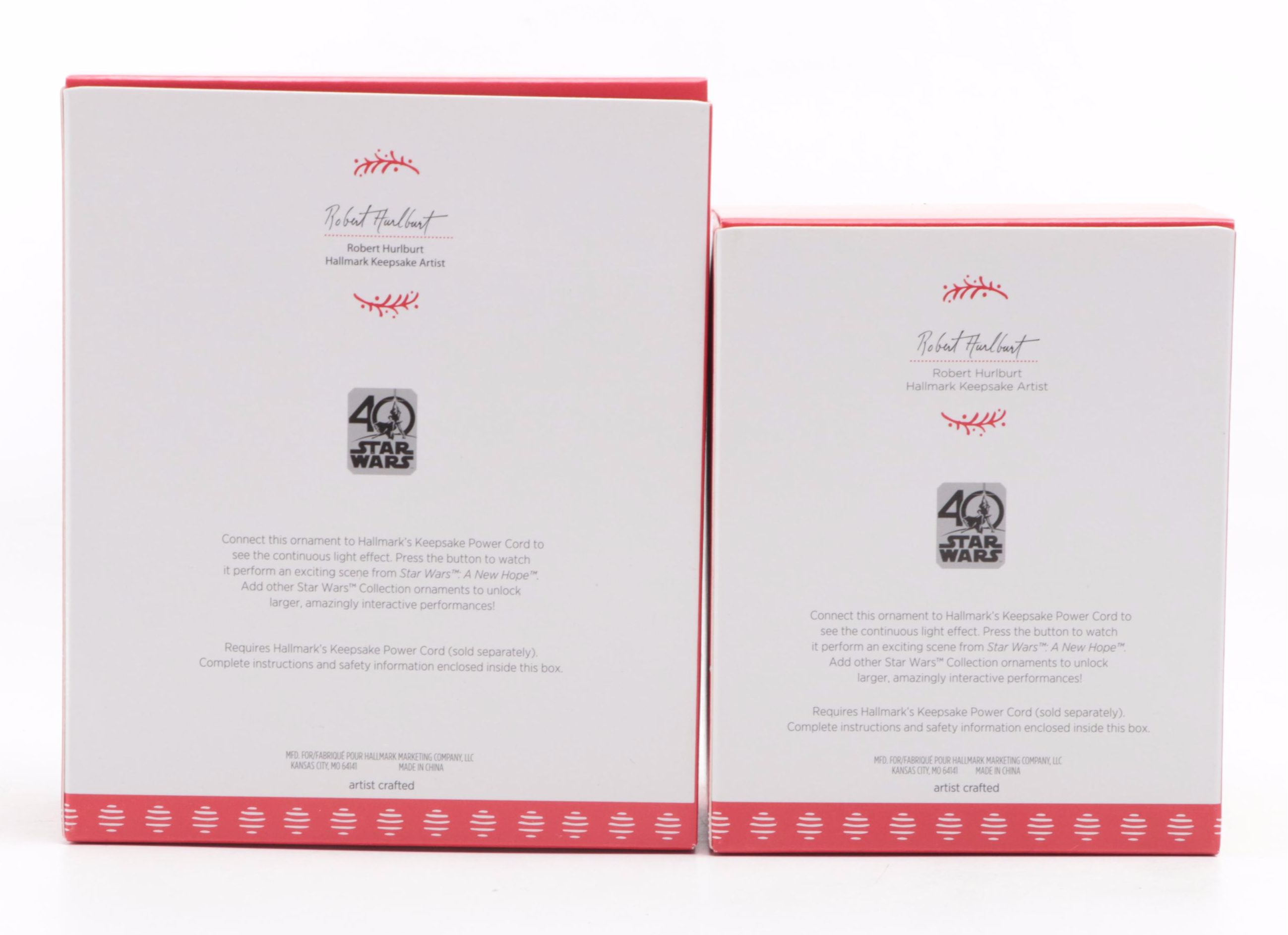 Hallmark Keepsake Star Wars Tree Ornaments With Death Star Tree Topper