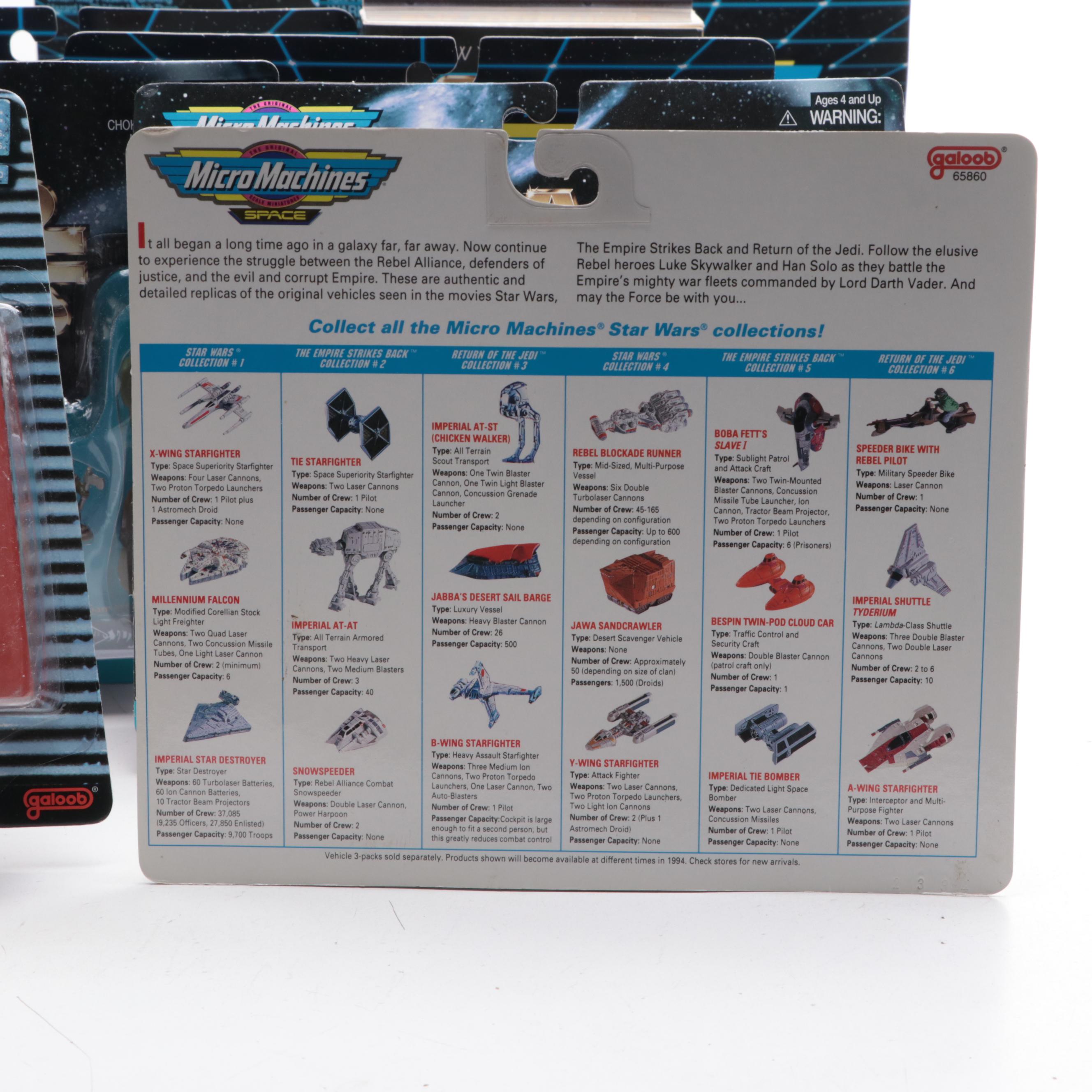 MicroMachines Star Wars Collection with Books and Model Kits