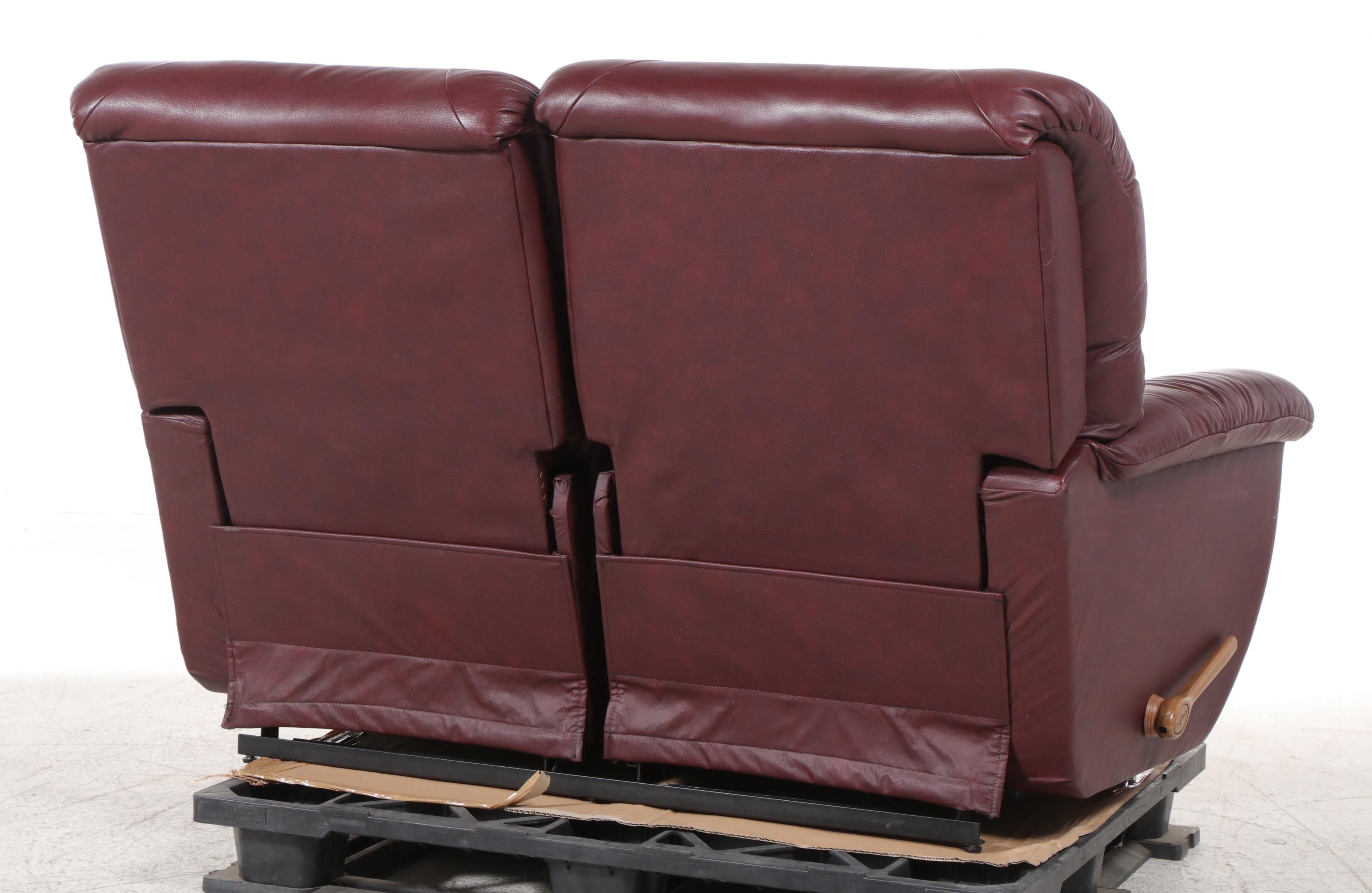 La-Z-Boy Leather-Touch Dual-Reclining Loveseat