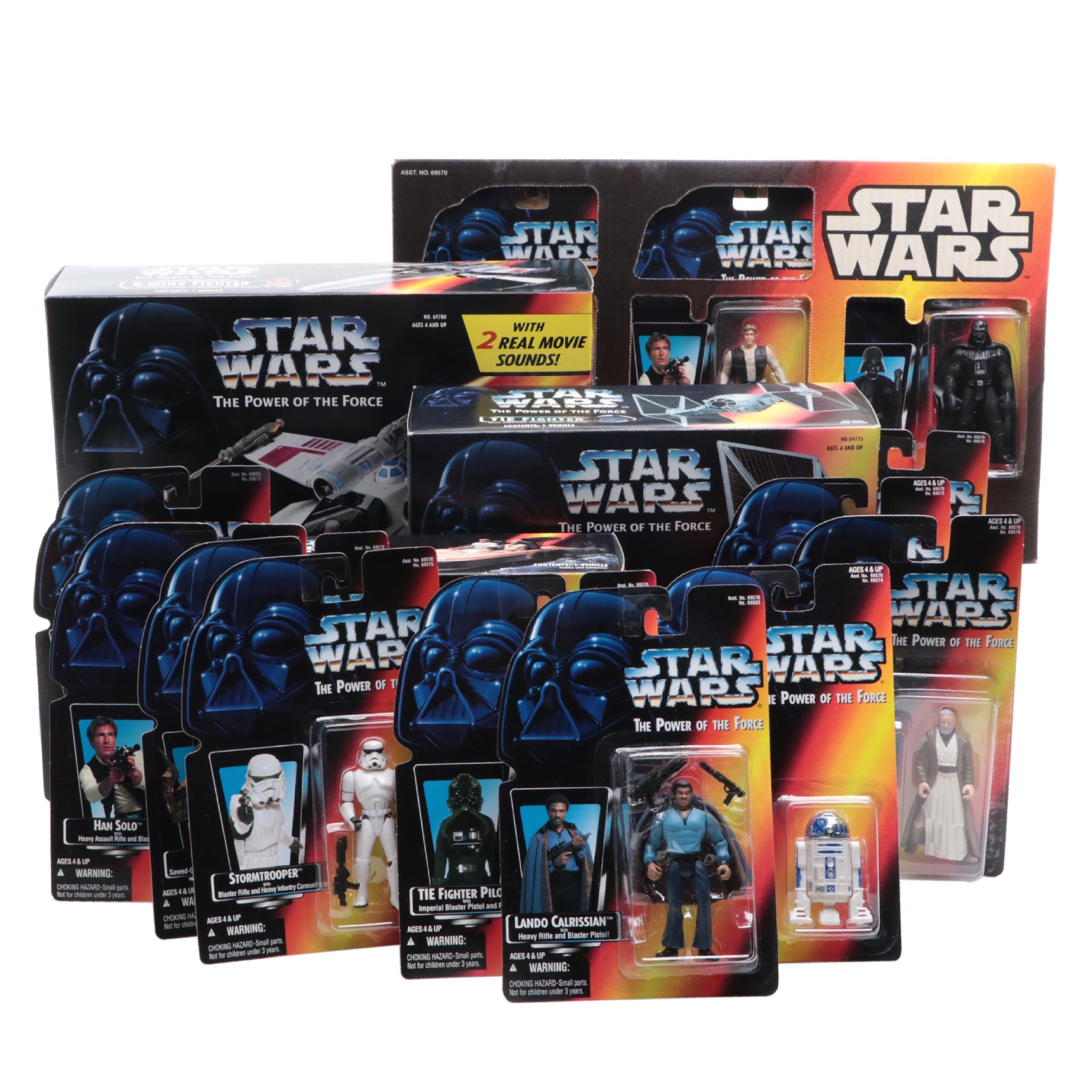 Kenner Star Wars "The Power of the Force" Action Figures, Late 20th Century